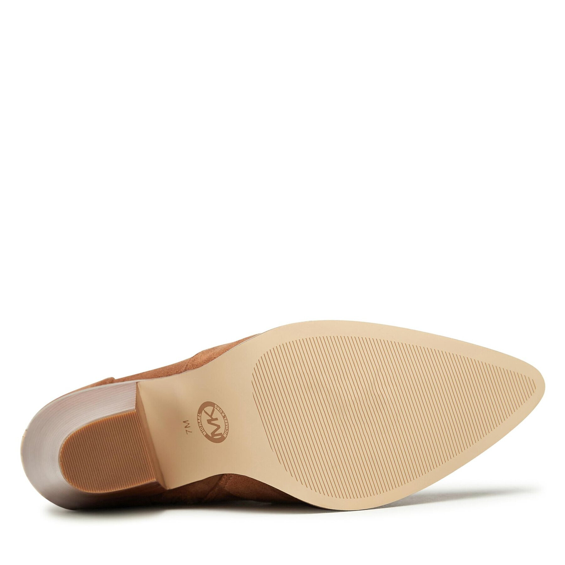 MICHAEL Michael Kors Боти Dover Heeled Bootie 40F3DOHE5S Кафяв - Pepit.bg