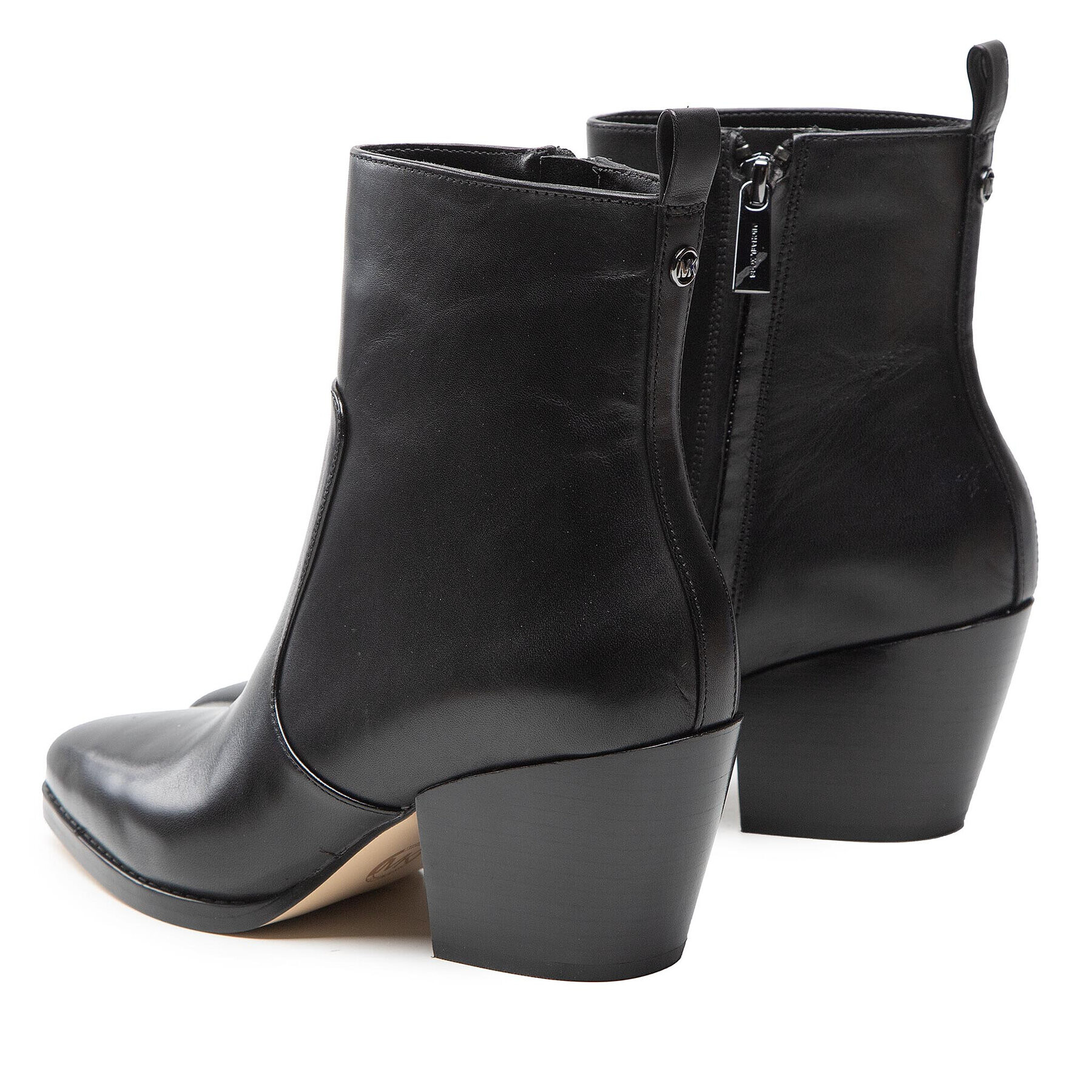 MICHAEL Michael Kors Боти Harlow Bootie 40T2HLME5L Черен - Pepit.bg