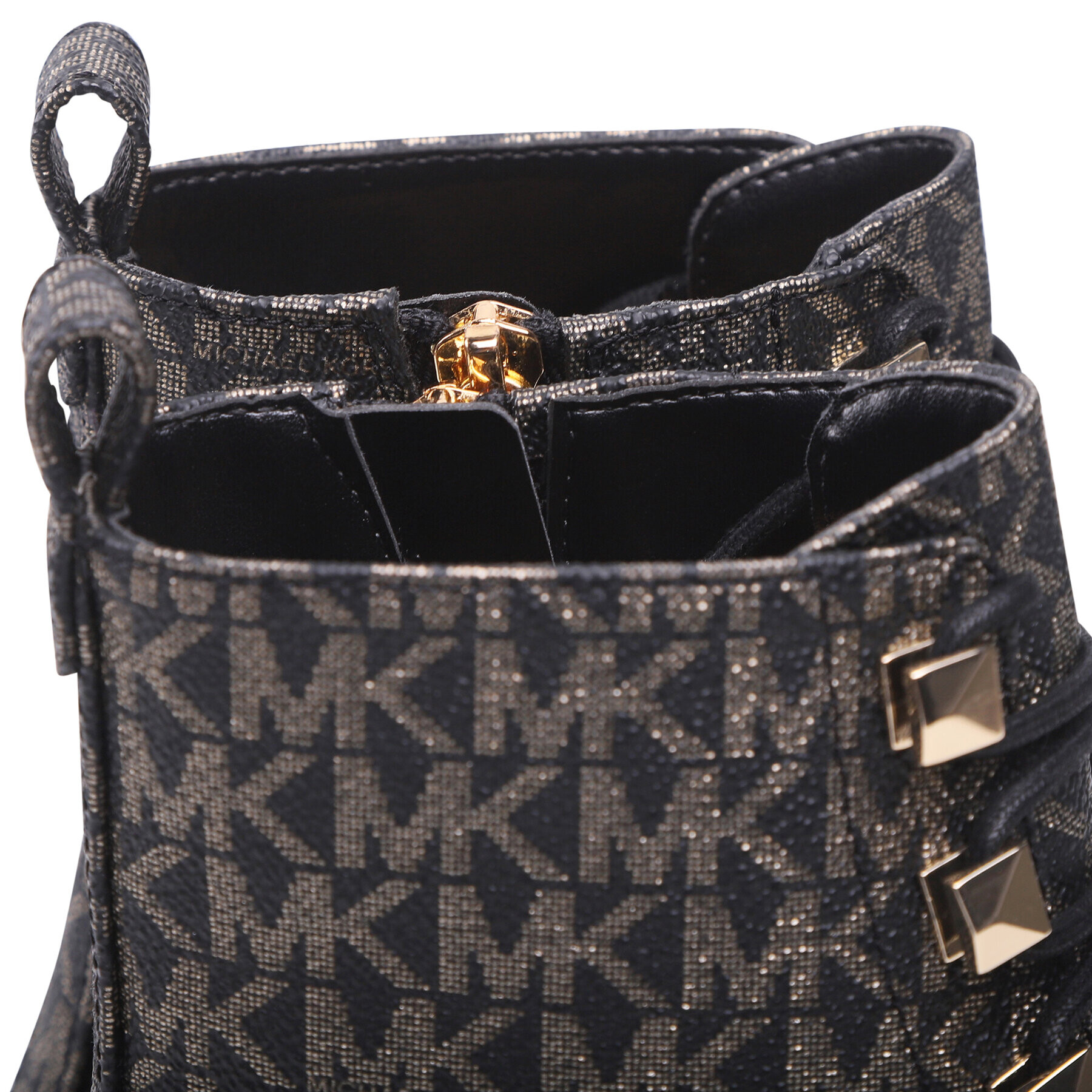 MICHAEL Michael Kors Боти Haskell Bootie 40F2HSFE5B Черен - Pepit.bg