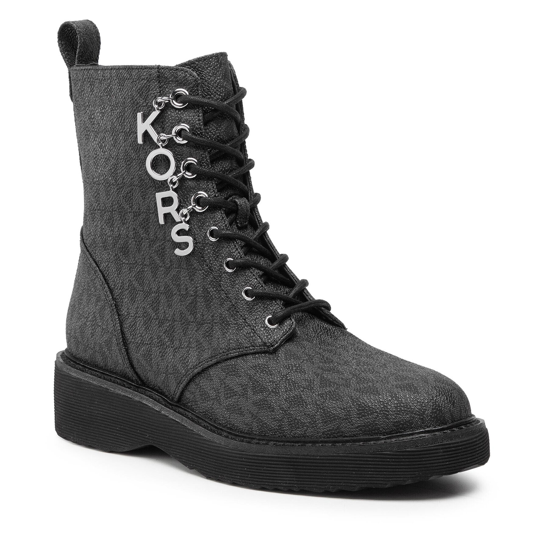 MICHAEL Michael Kors Боти Haskell Bootie 40R2HSFE5B Черен - Pepit.bg