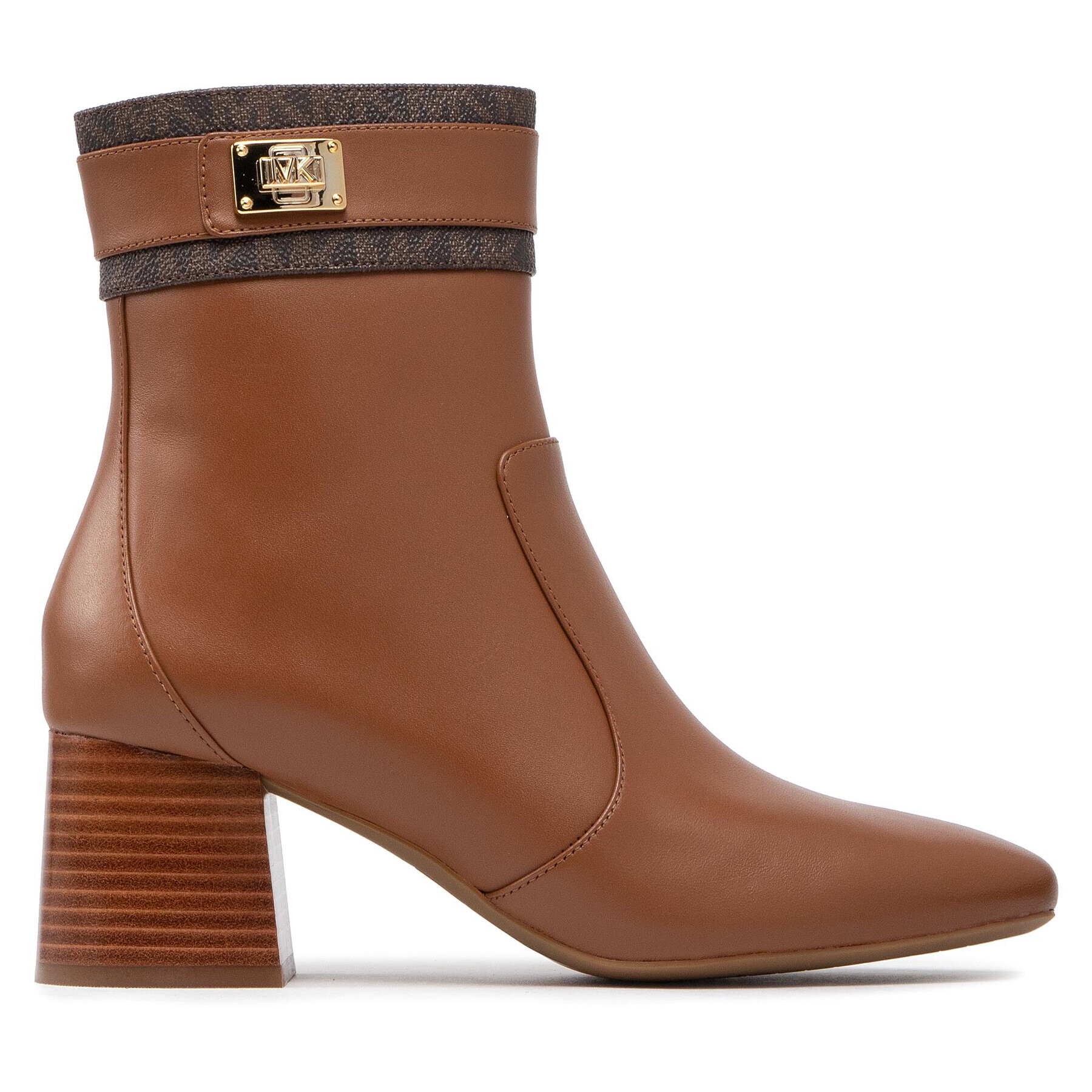 MICHAEL Michael Kors Боти Padma Strap Bootie 40T2PDME6L Кафяв - Pepit.bg