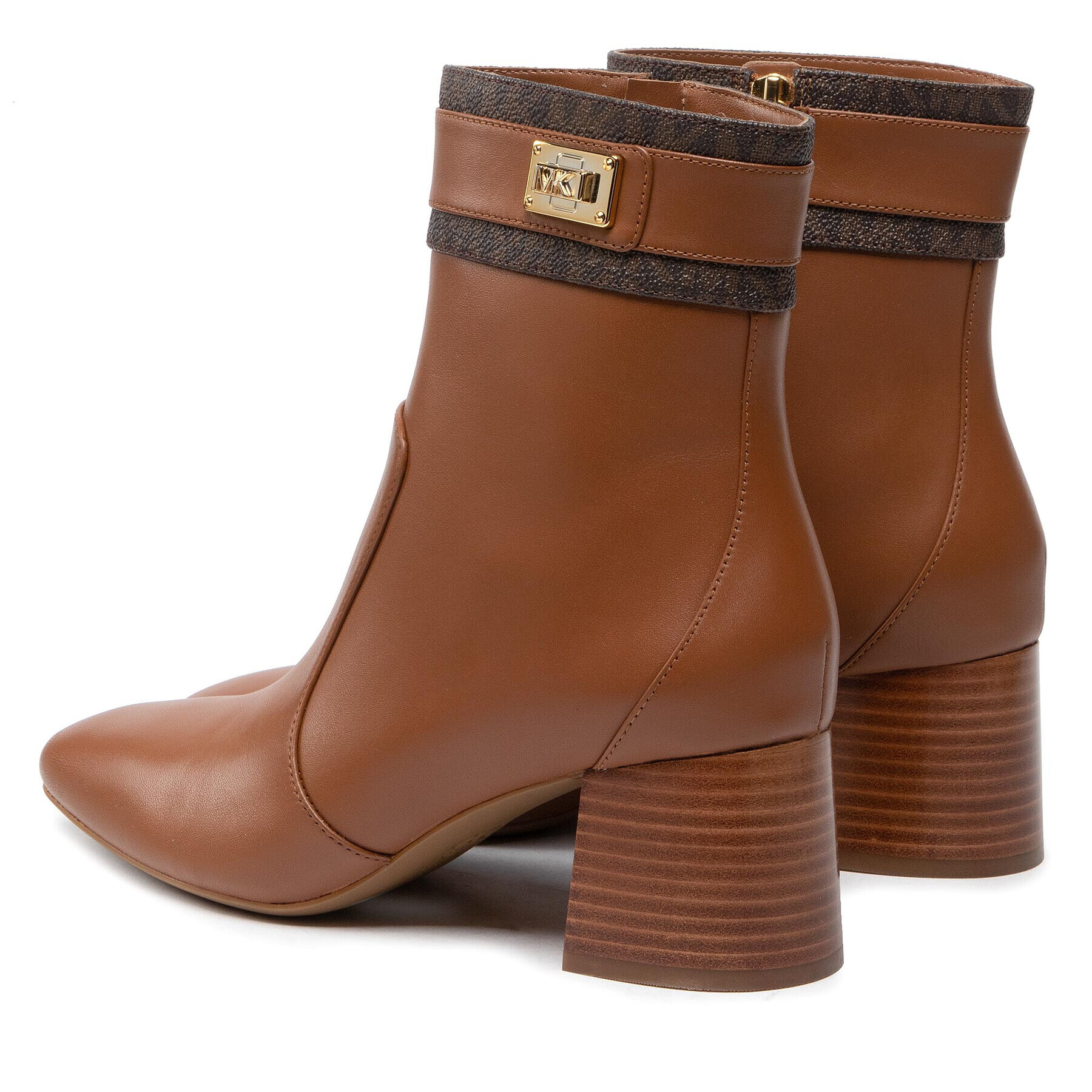 MICHAEL Michael Kors Боти Padma Strap Bootie 40T2PDME6L Кафяв - Pepit.bg