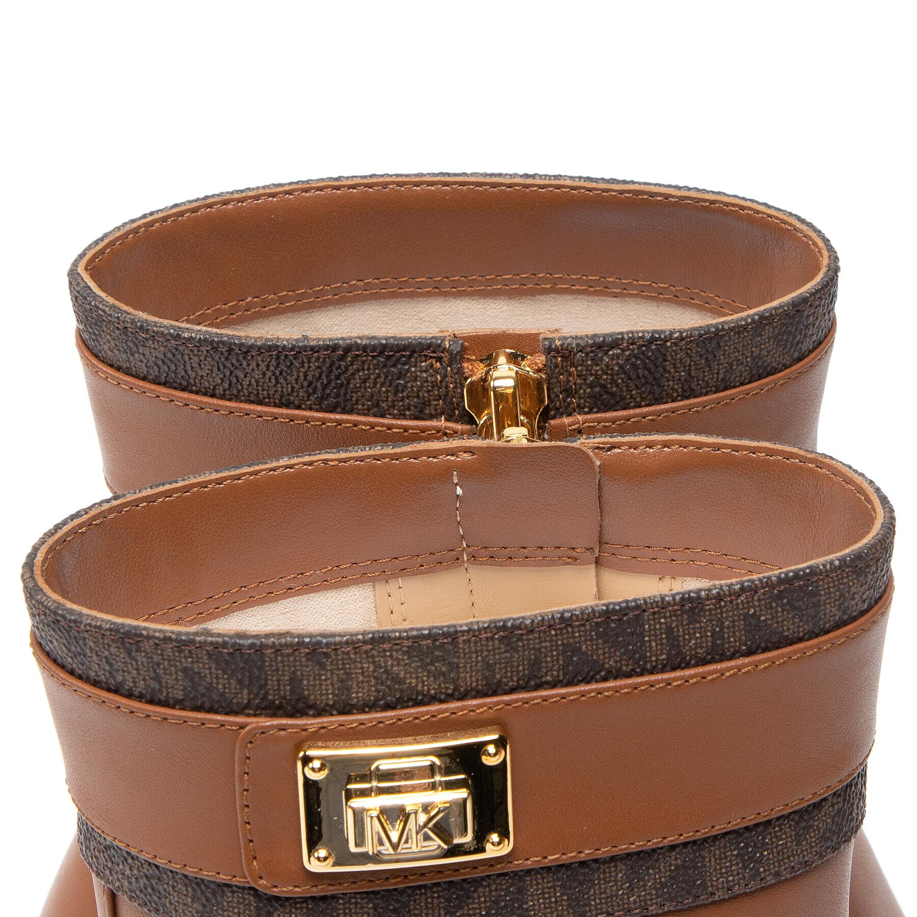 MICHAEL Michael Kors Боти Padma Strap Bootie 40T2PDME6L Кафяв - Pepit.bg