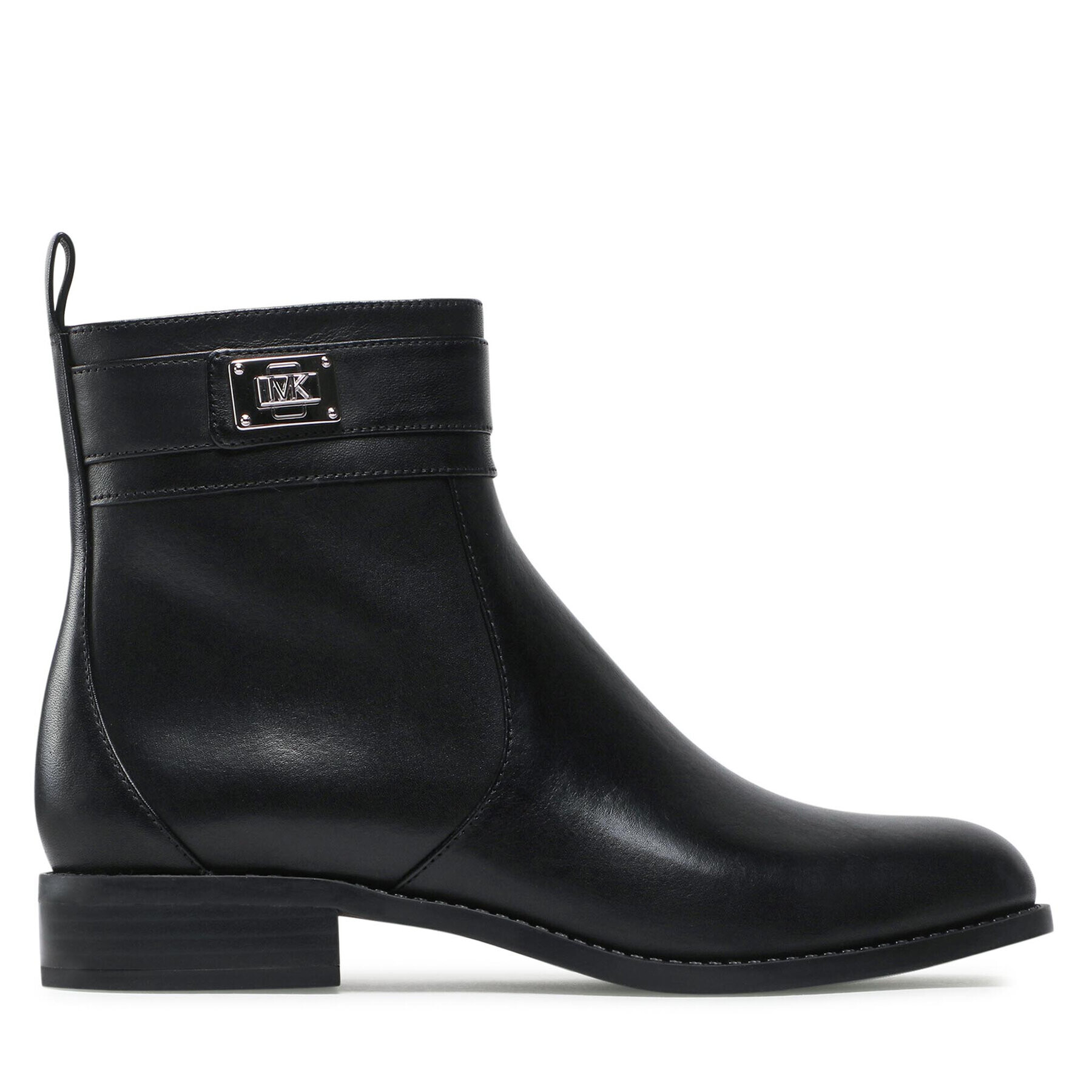 MICHAEL Michael Kors Боти Padma Strap Flat Bootie 40T2PDFE5L Черен - Pepit.bg