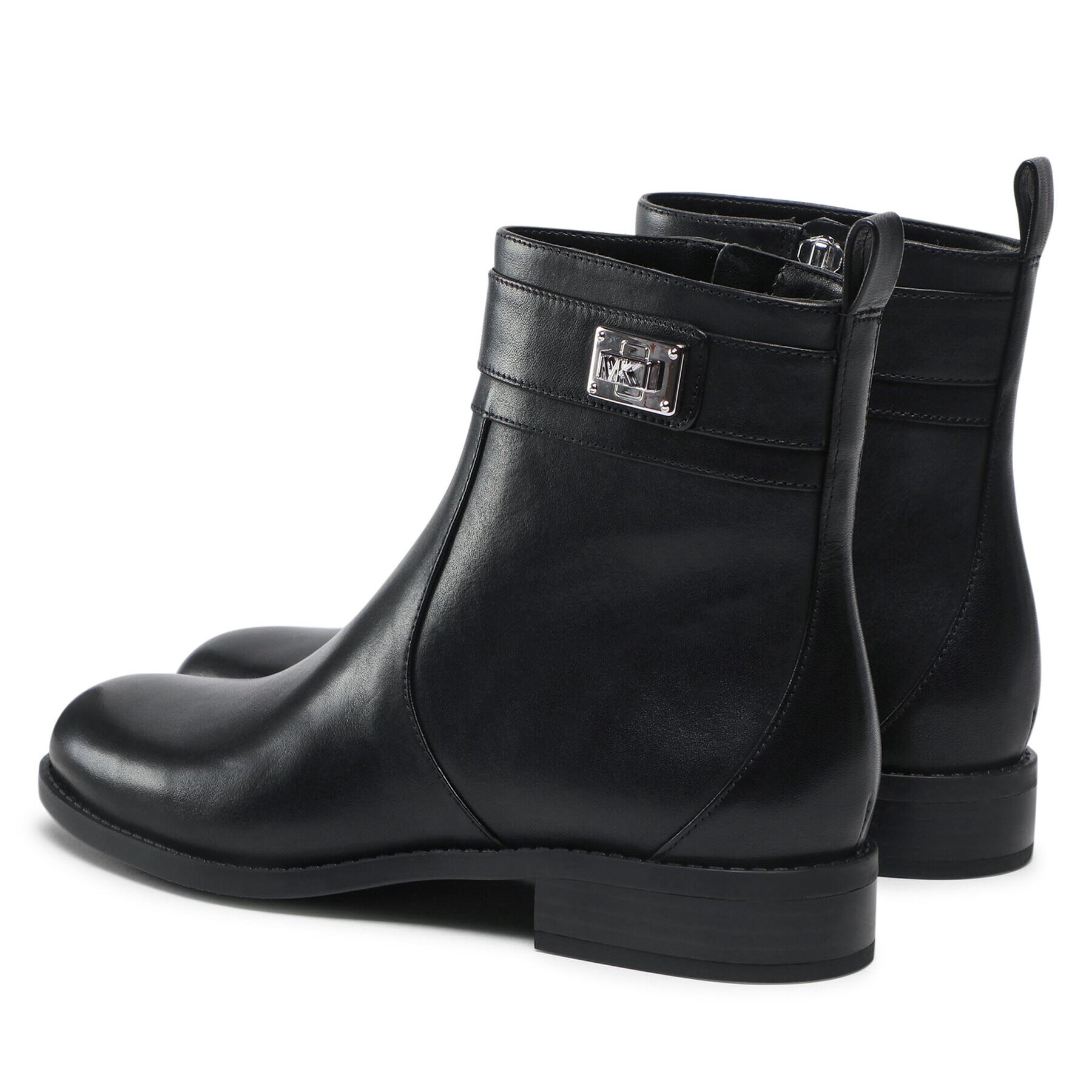 MICHAEL Michael Kors Боти Padma Strap Flat Bootie 40T2PDFE5L Черен - Pepit.bg