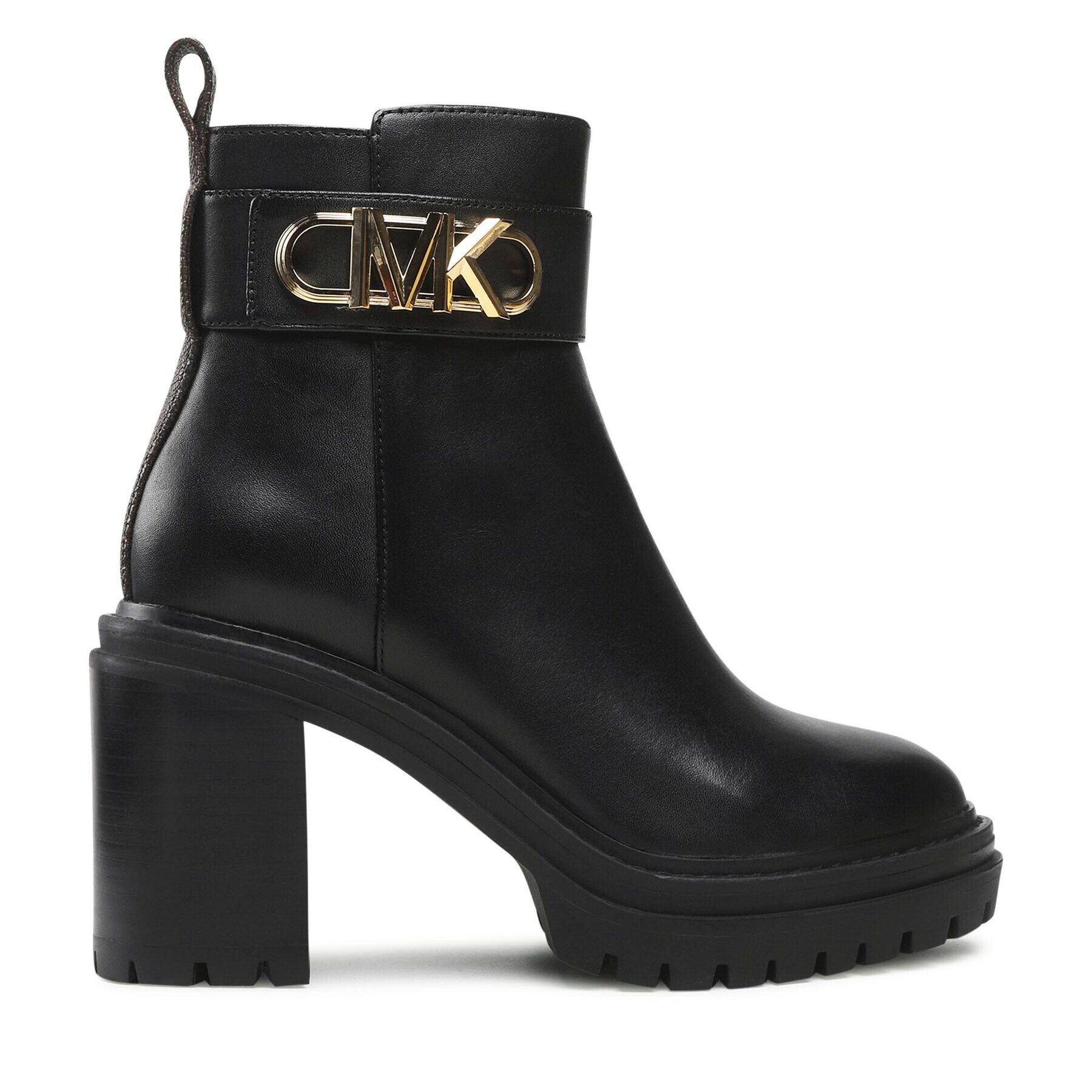 MICHAEL Michael Kors Боти Parker Lug Bootie 40F2PKME7L Черен - Pepit.bg