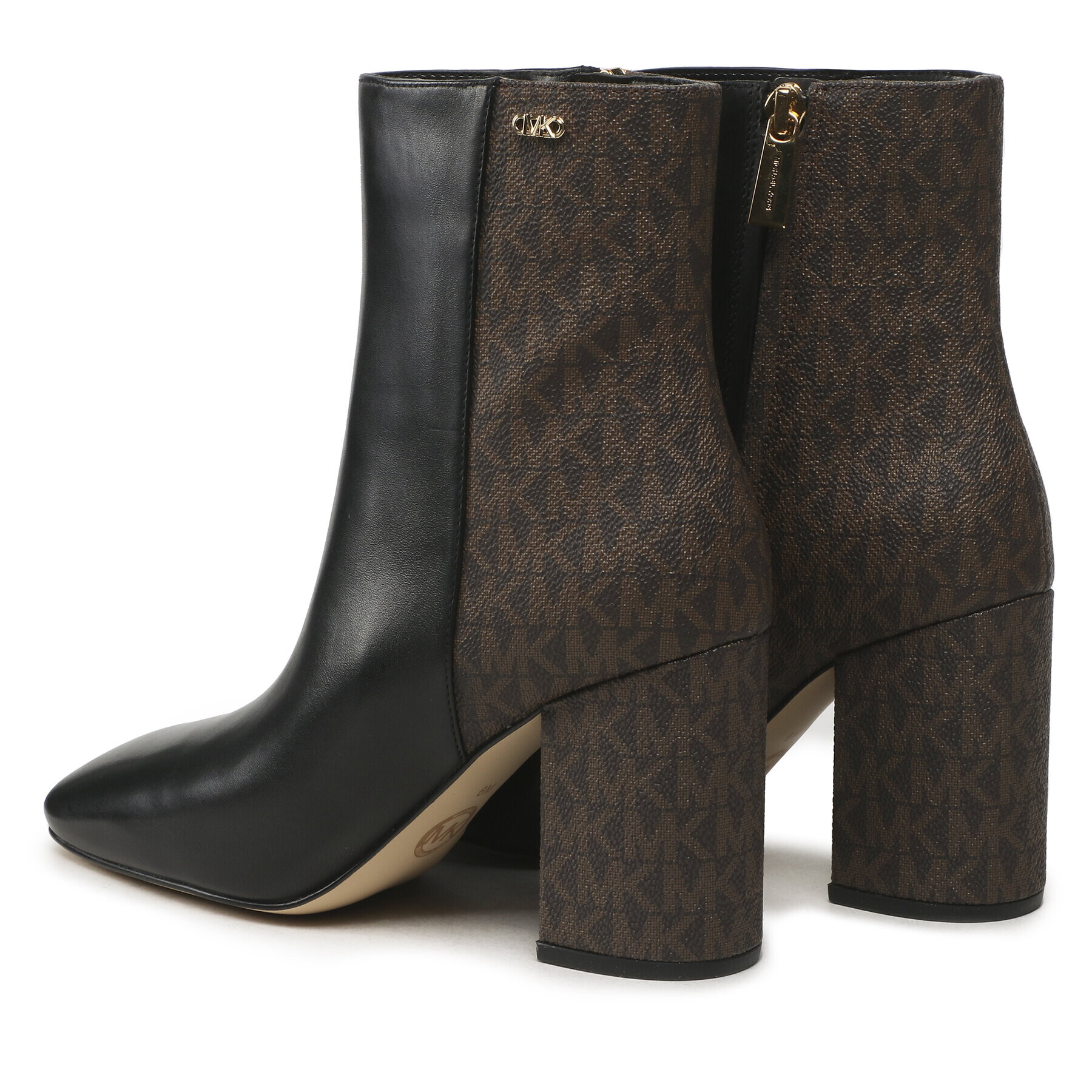 MICHAEL Michael Kors Боти Perla Bootie 40F3PLHE7L Черен - Pepit.bg