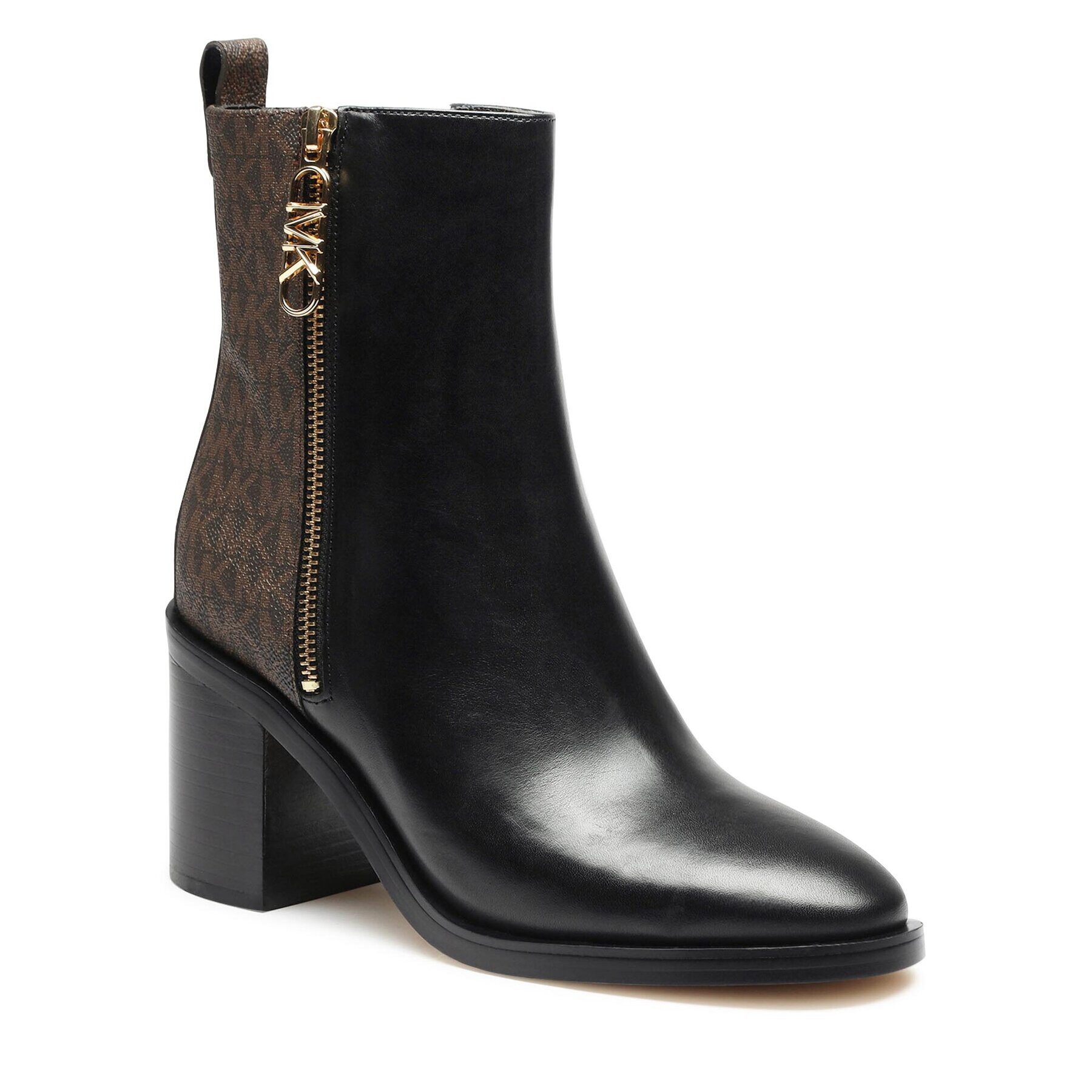 MICHAEL Michael Kors Боти Regan Mid Bootie 40F3RGME8L Черен - Pepit.bg