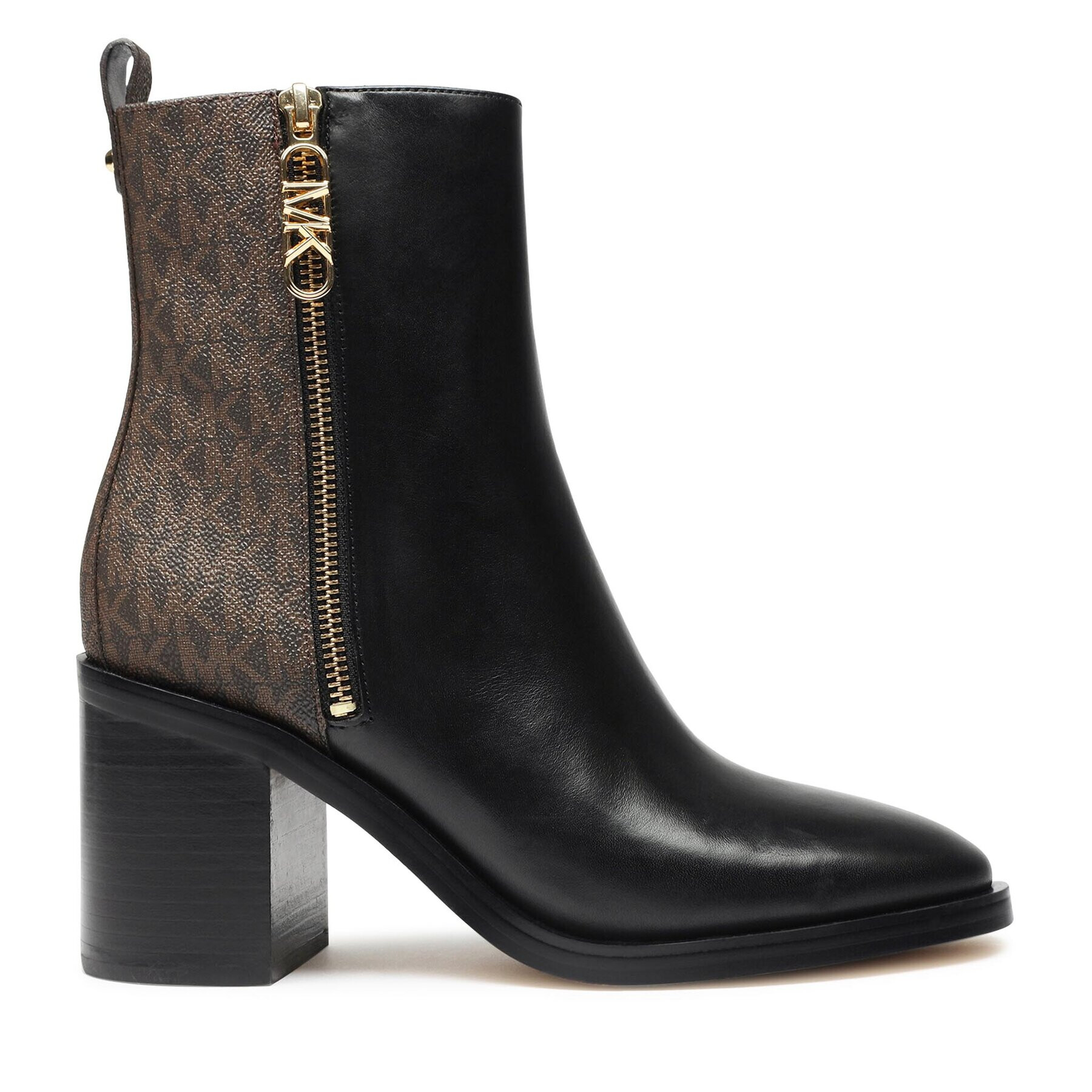 MICHAEL Michael Kors Боти Regan Mid Bootie 40F3RGME8L Черен - Pepit.bg