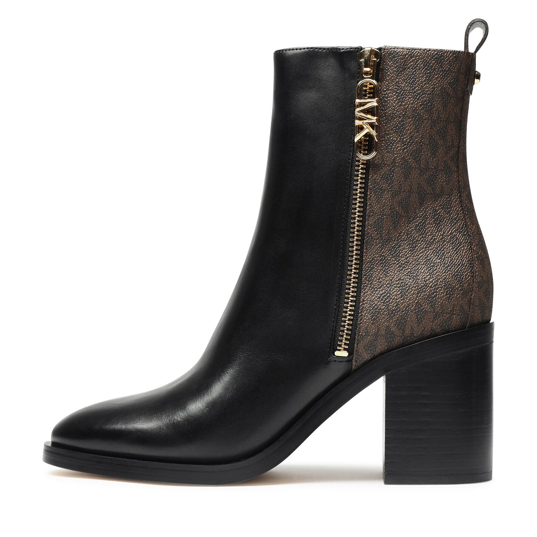 MICHAEL Michael Kors Боти Regan Mid Bootie 40F3RGME8L Черен - Pepit.bg