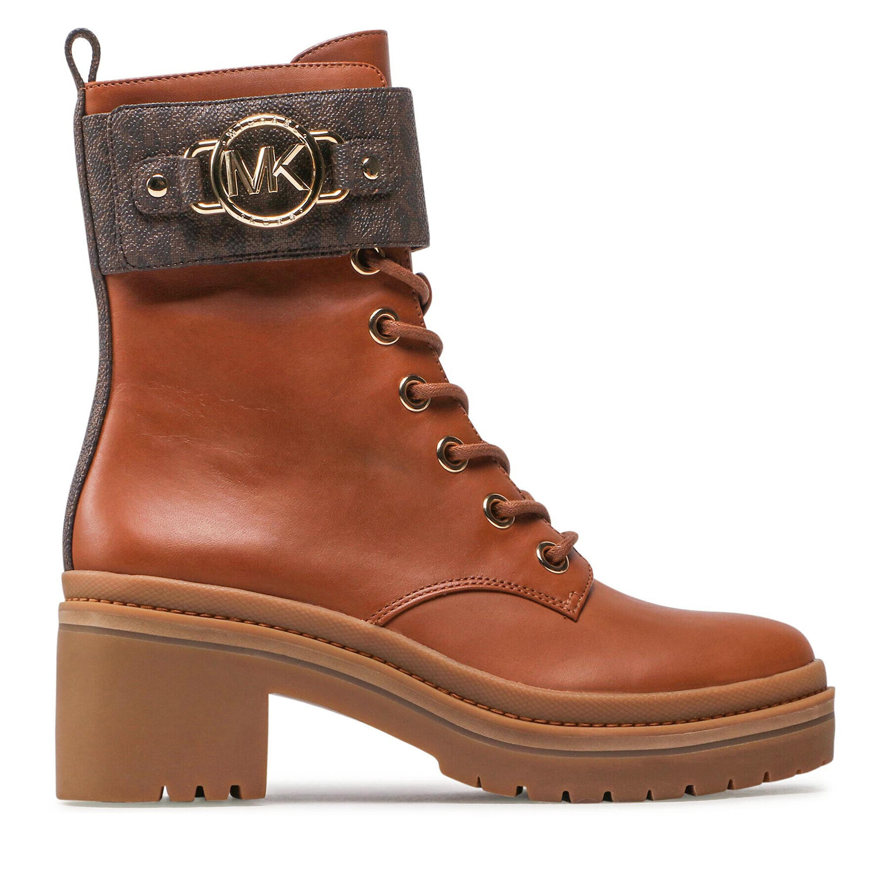 MICHAEL Michael Kors Боти Rory Lug Bootie 40F2ROME2L Кафяв - Pepit.bg