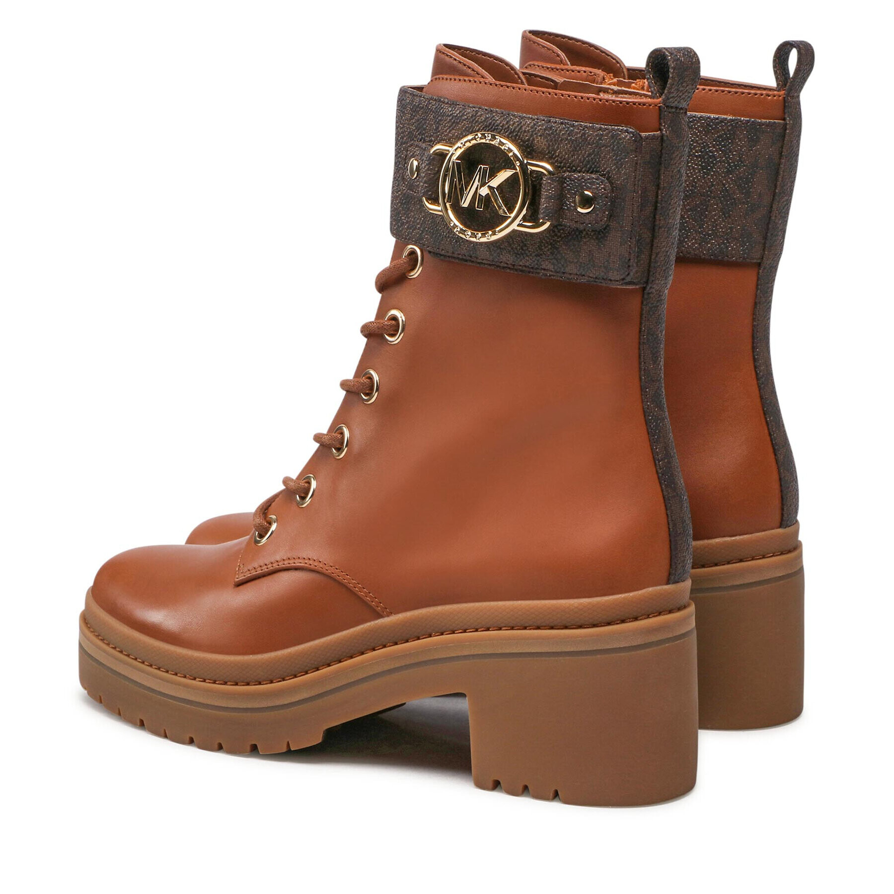 MICHAEL Michael Kors Боти Rory Lug Bootie 40F2ROME2L Кафяв - Pepit.bg