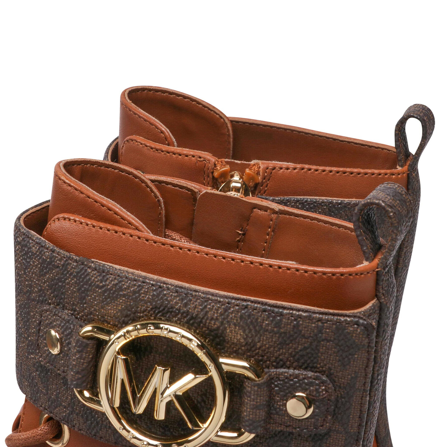 MICHAEL Michael Kors Боти Rory Lug Bootie 40F2ROME2L Кафяв - Pepit.bg