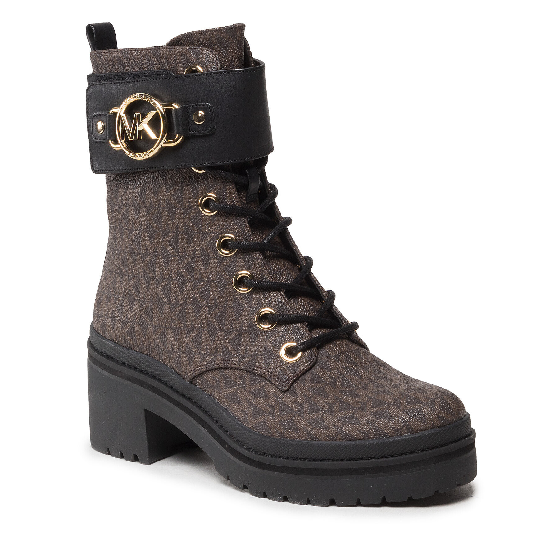 MICHAEL Michael Kors Боти Rory Lug Bootie 40F2ROME6B Кафяв - Pepit.bg