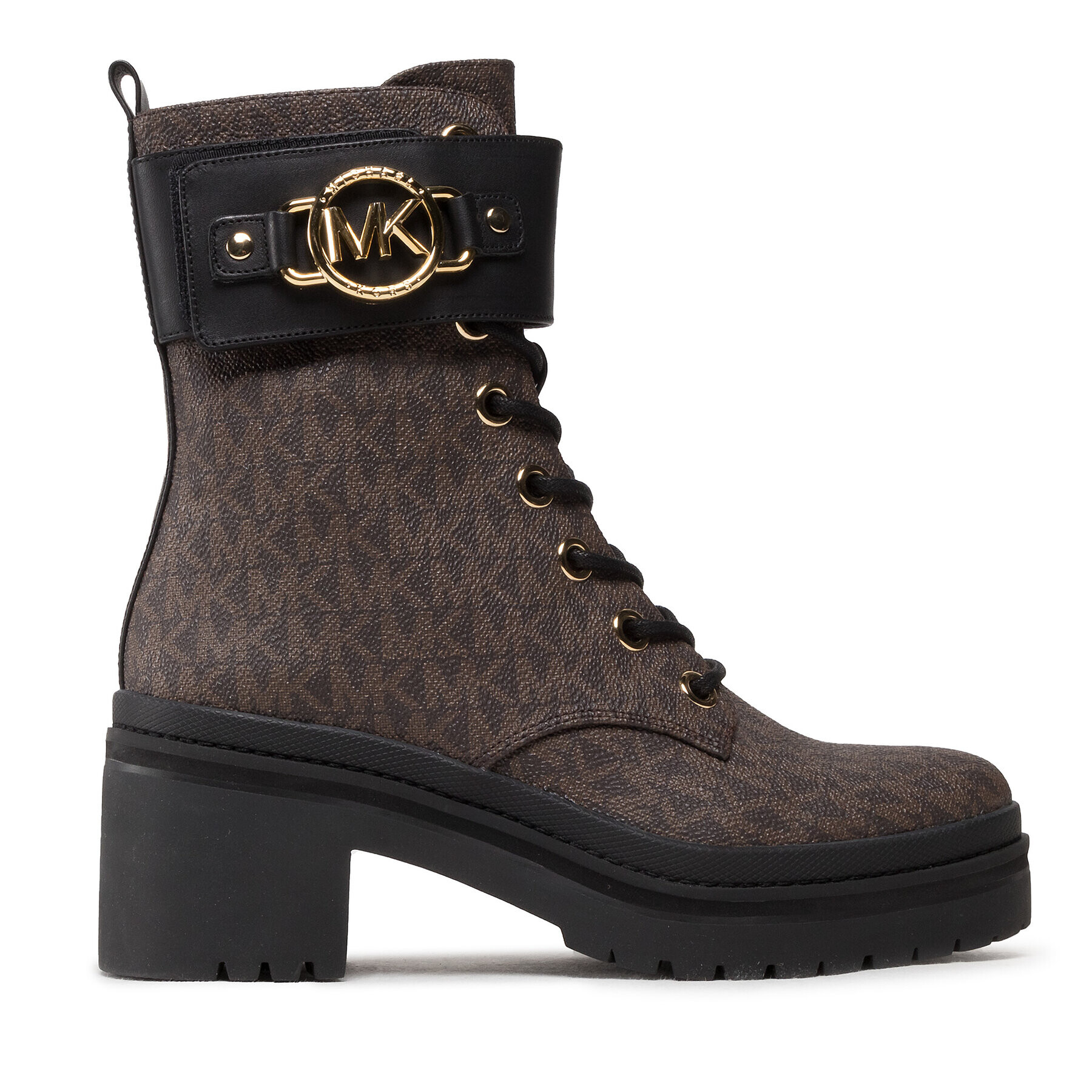 MICHAEL Michael Kors Боти Rory Lug Bootie 40F2ROME6B Кафяв - Pepit.bg
