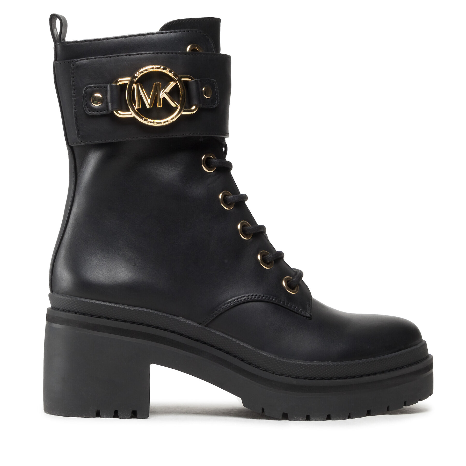 MICHAEL Michael Kors Боти Rory Lug Bootie 40F2ROME6L Черен - Pepit.bg