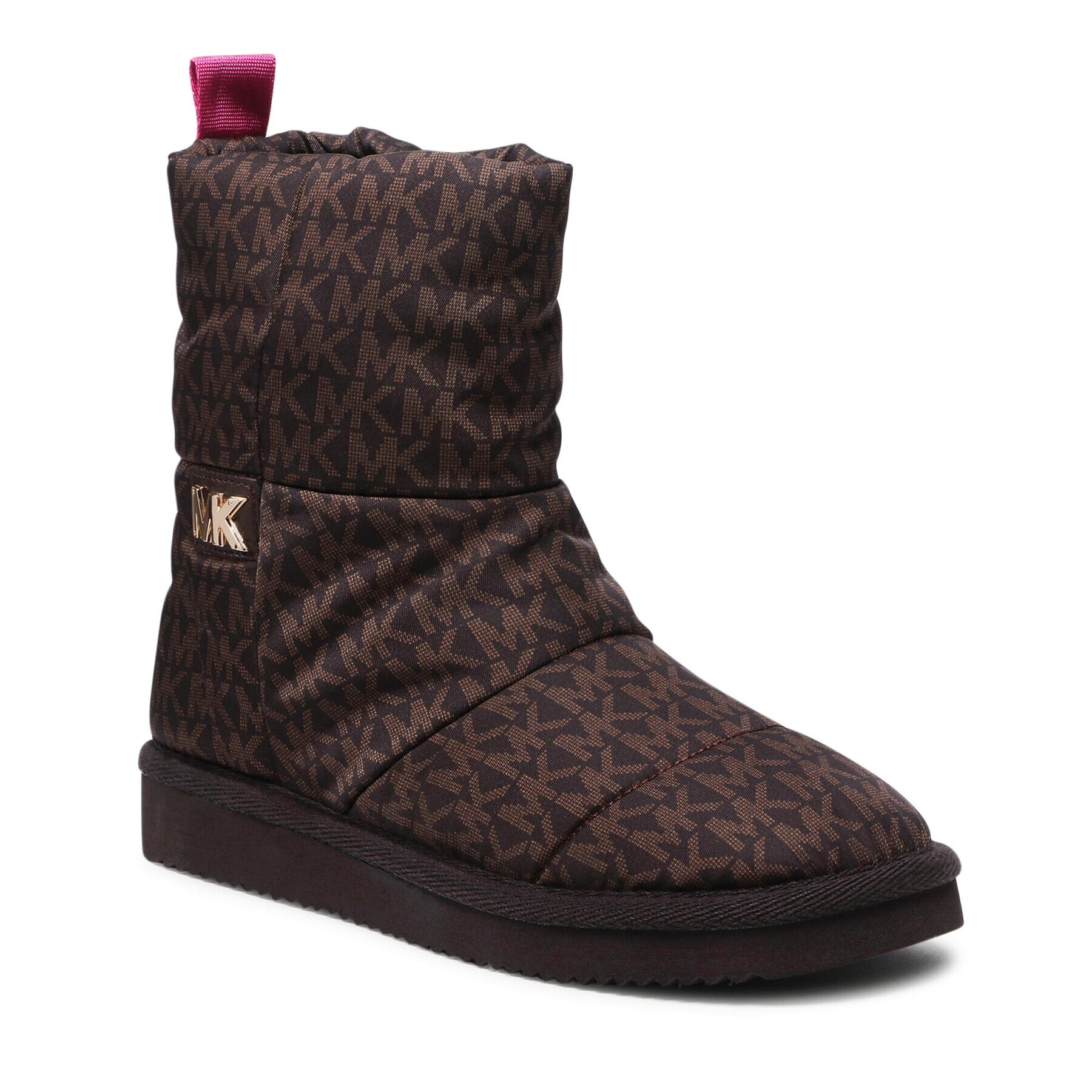 MICHAEL Michael Kors Боти Stark Slipper Bootie 40R2SRFP1D Кафяв - Pepit.bg