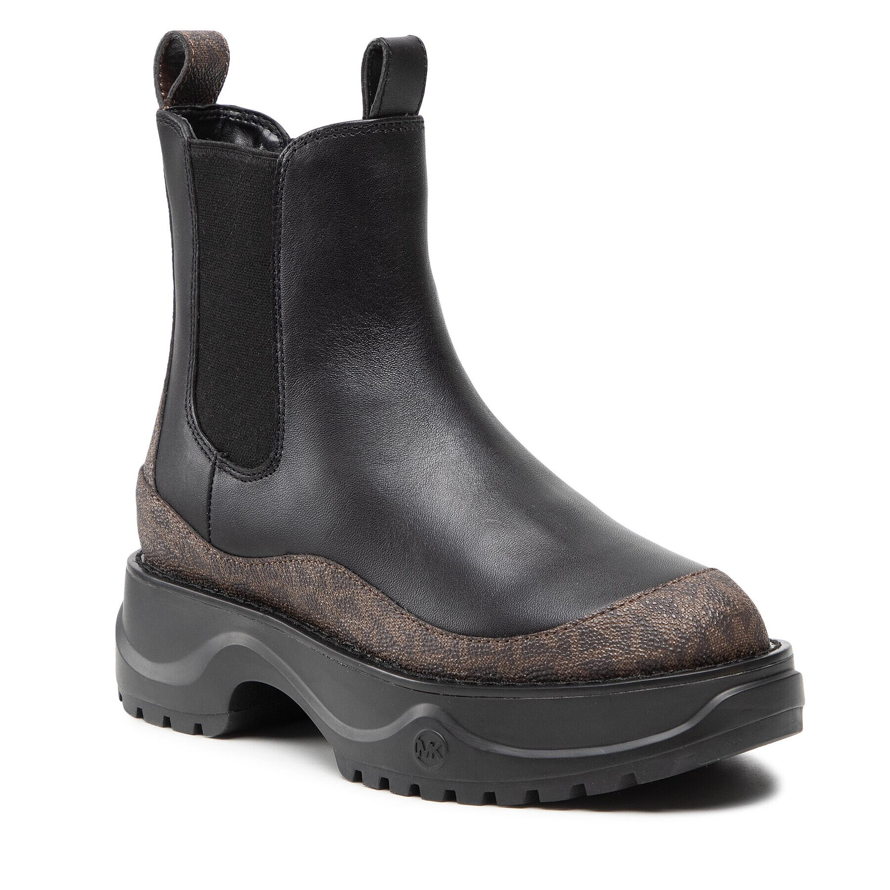 MICHAEL Michael Kors Боти тип челси Dupree Bootie 40F1DUFE6L Черен - Pepit.bg