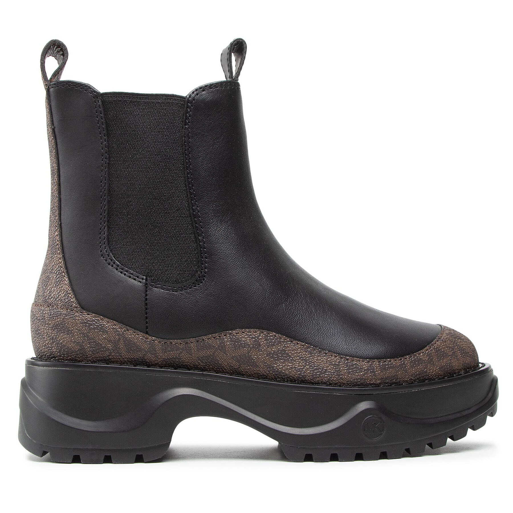 MICHAEL Michael Kors Боти тип челси Dupree Bootie 40F1DUFE6L Черен - Pepit.bg