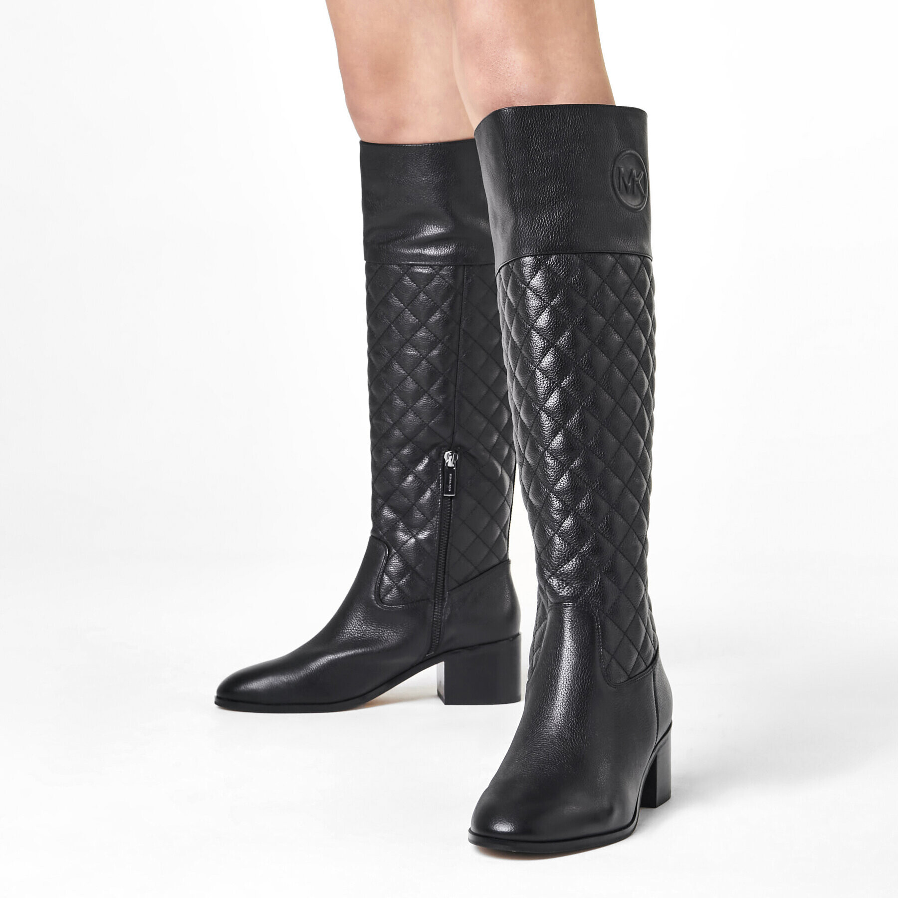 MICHAEL Michael Kors Ботуши Dylyn Boot 40F9DYMB6L Черен - Pepit.bg