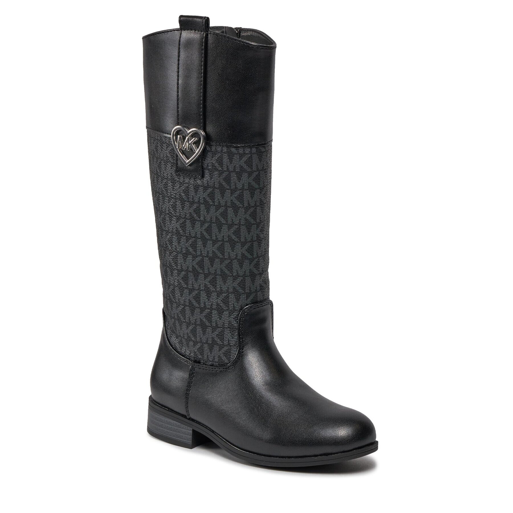 MICHAEL Michael Kors Ботуши Finley Heart MK100786 Черен - Pepit.bg