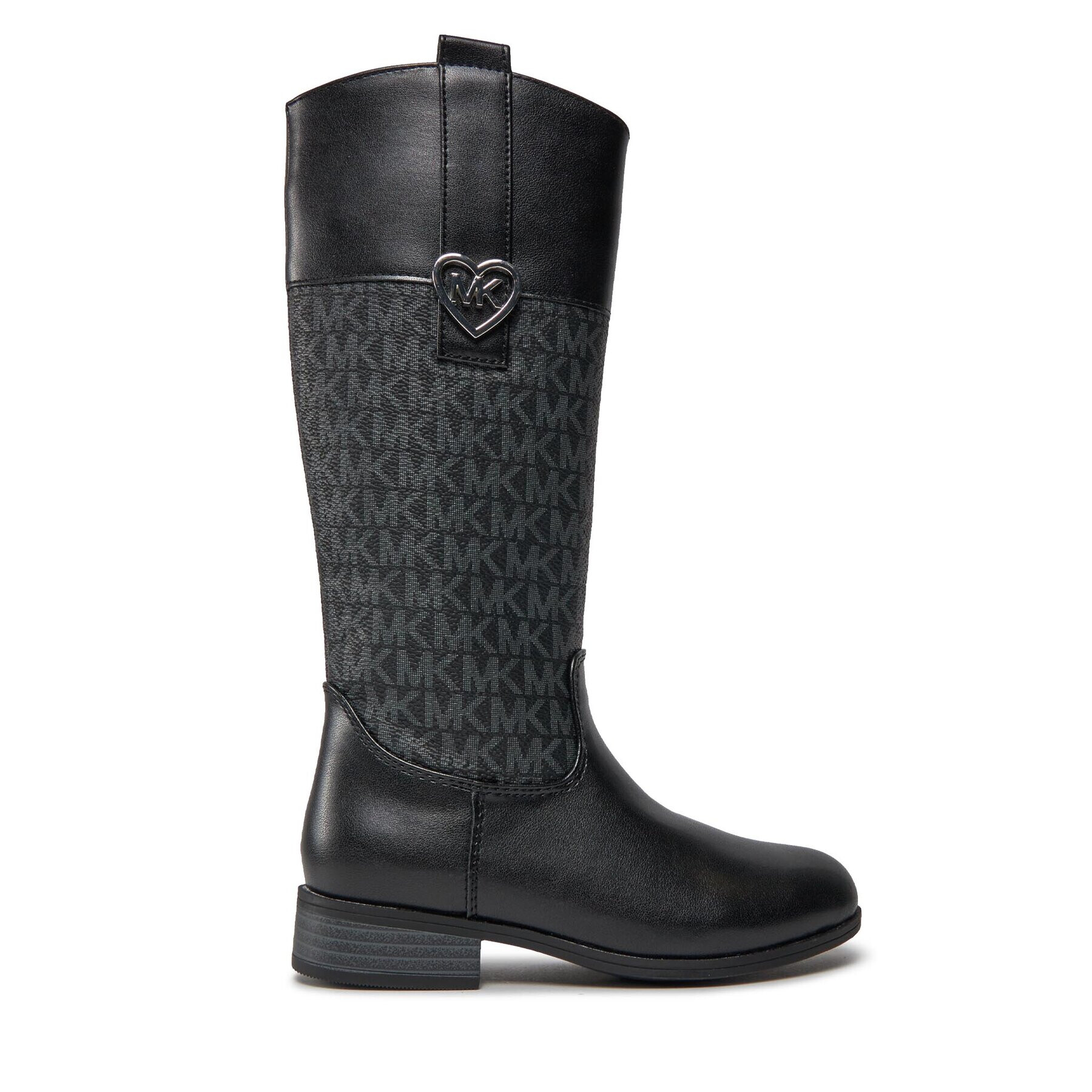 MICHAEL Michael Kors Ботуши Finley Heart MK100786 Черен - Pepit.bg