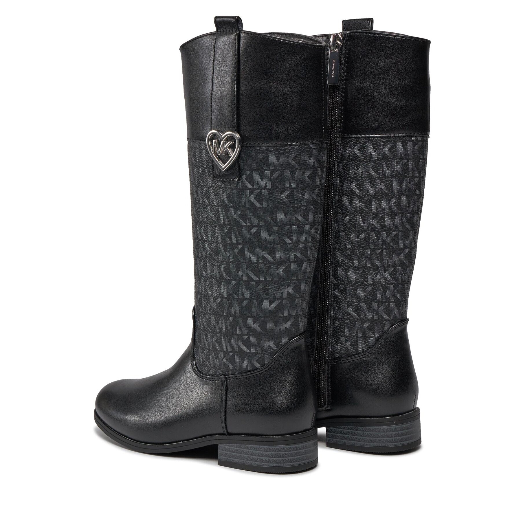 MICHAEL Michael Kors Ботуши Finley Heart MK100786 Черен - Pepit.bg