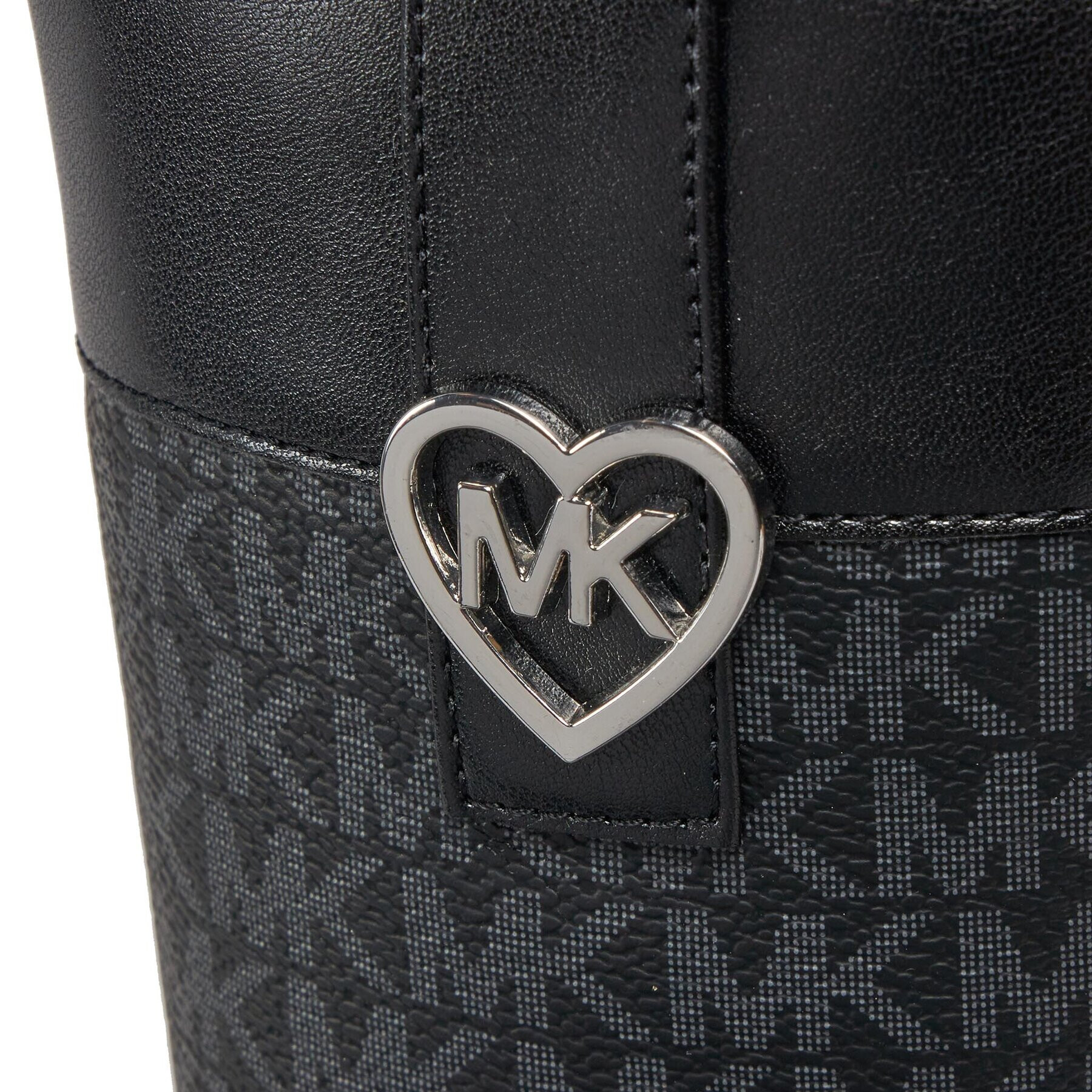MICHAEL Michael Kors Ботуши Finley Heart MK100786 Черен - Pepit.bg