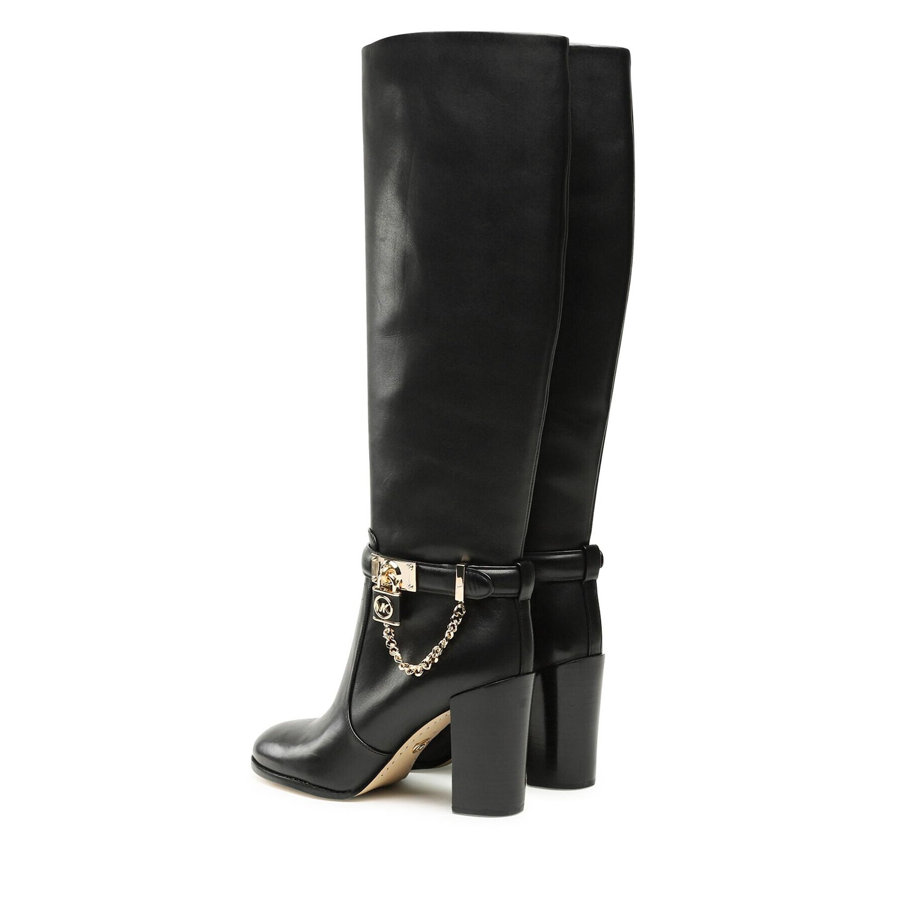 MICHAEL Michael Kors Ботуши Hamilton Heeled Boot 40F3HAHB5L Черен - Pepit.bg