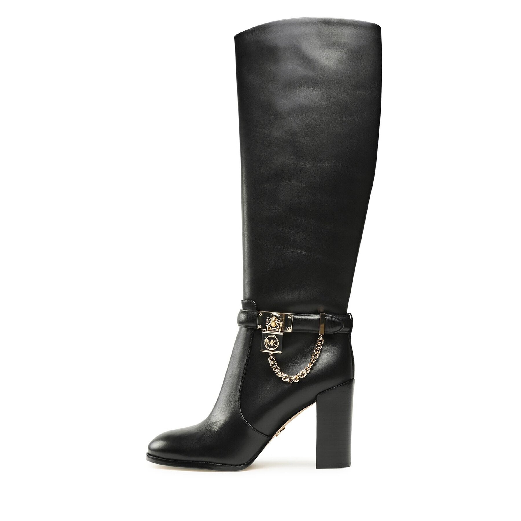 MICHAEL Michael Kors Ботуши Hamilton Heeled Boot 40F3HAHB5L Черен - Pepit.bg