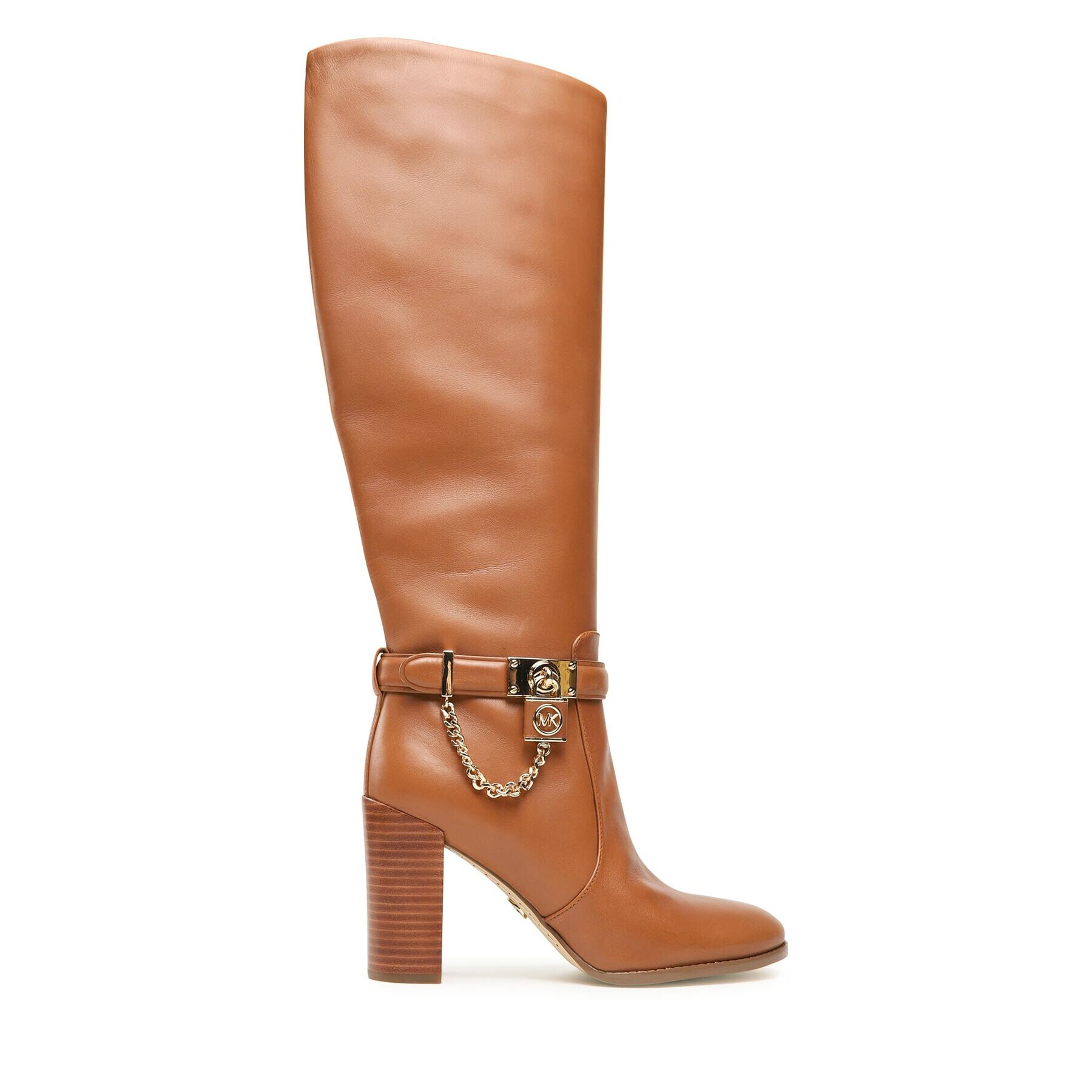 MICHAEL Michael Kors Ботуши Hamilton Heeled Boot 40F3HAHB5L Кафяв - Pepit.bg