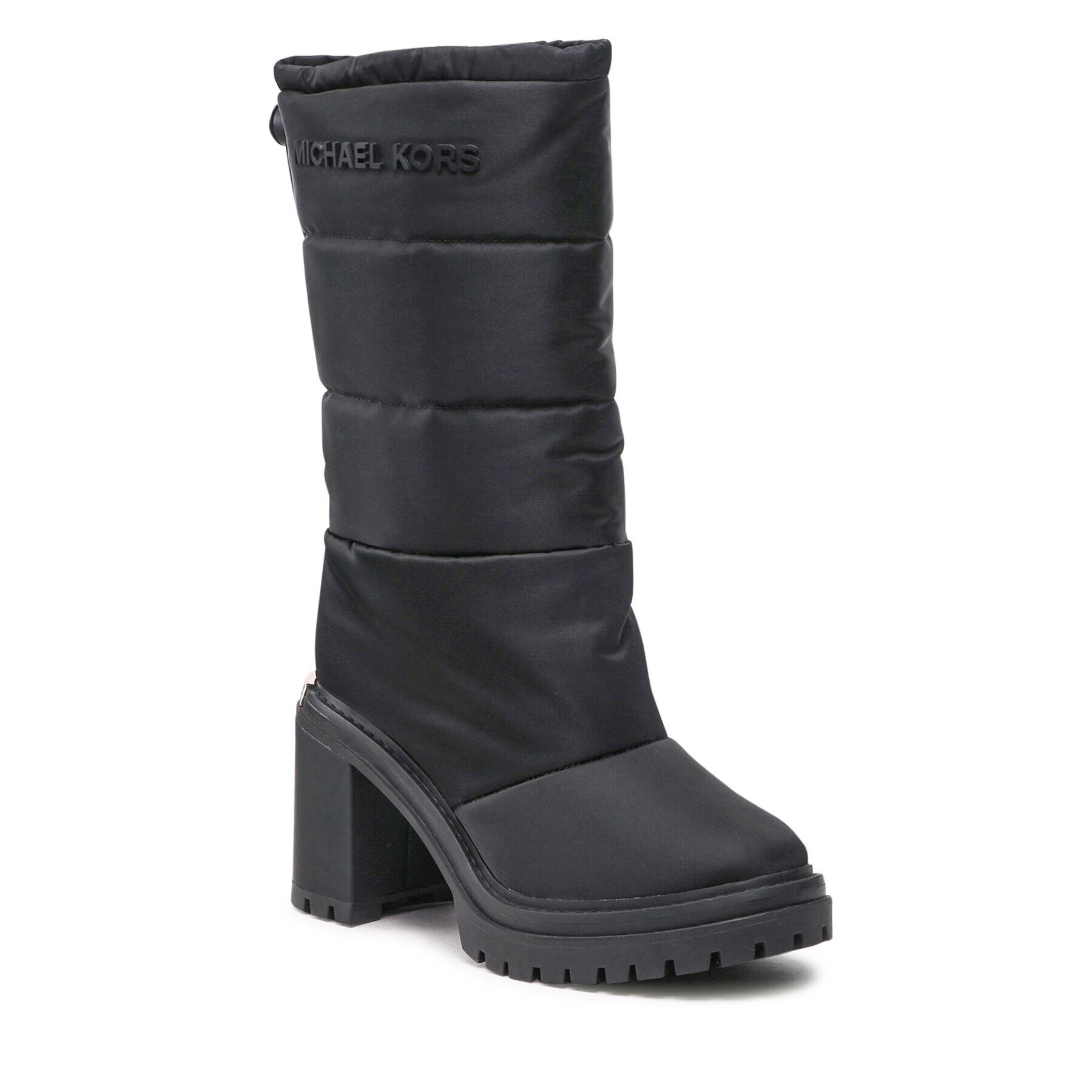 MICHAEL Michael Kors Ботуши Holt Quilted Boot 40F2HOMB5D Черен - Pepit.bg