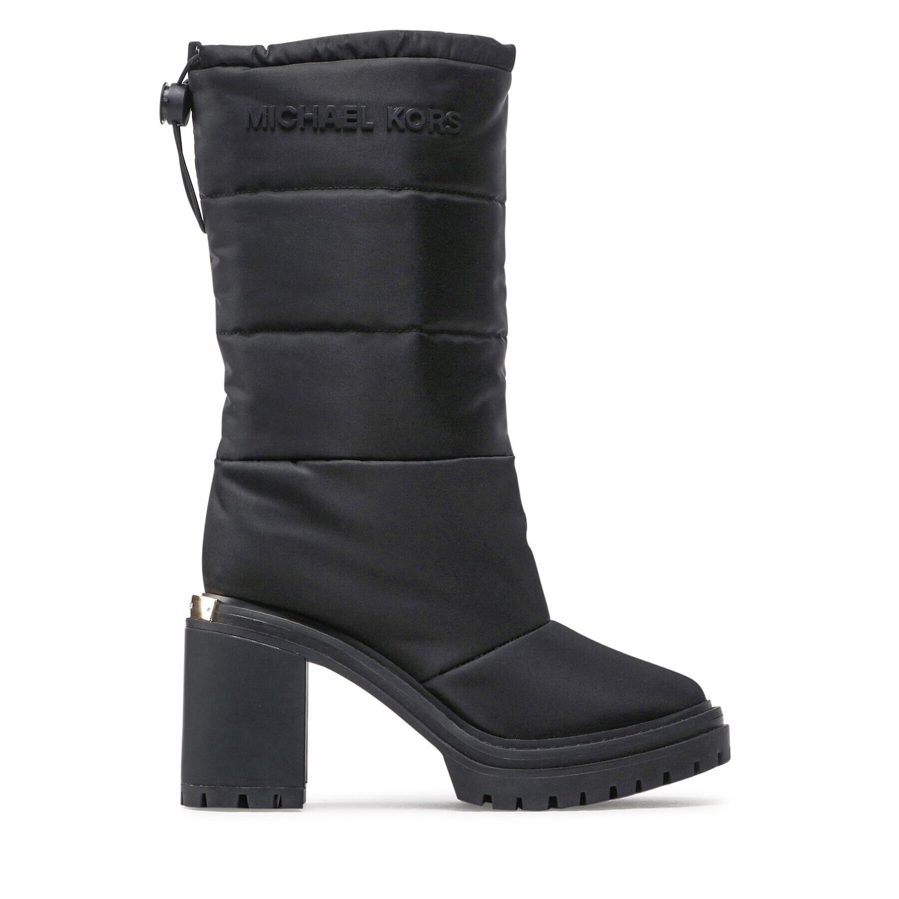 MICHAEL Michael Kors Ботуши Holt Quilted Boot 40F2HOMB5D Черен - Pepit.bg