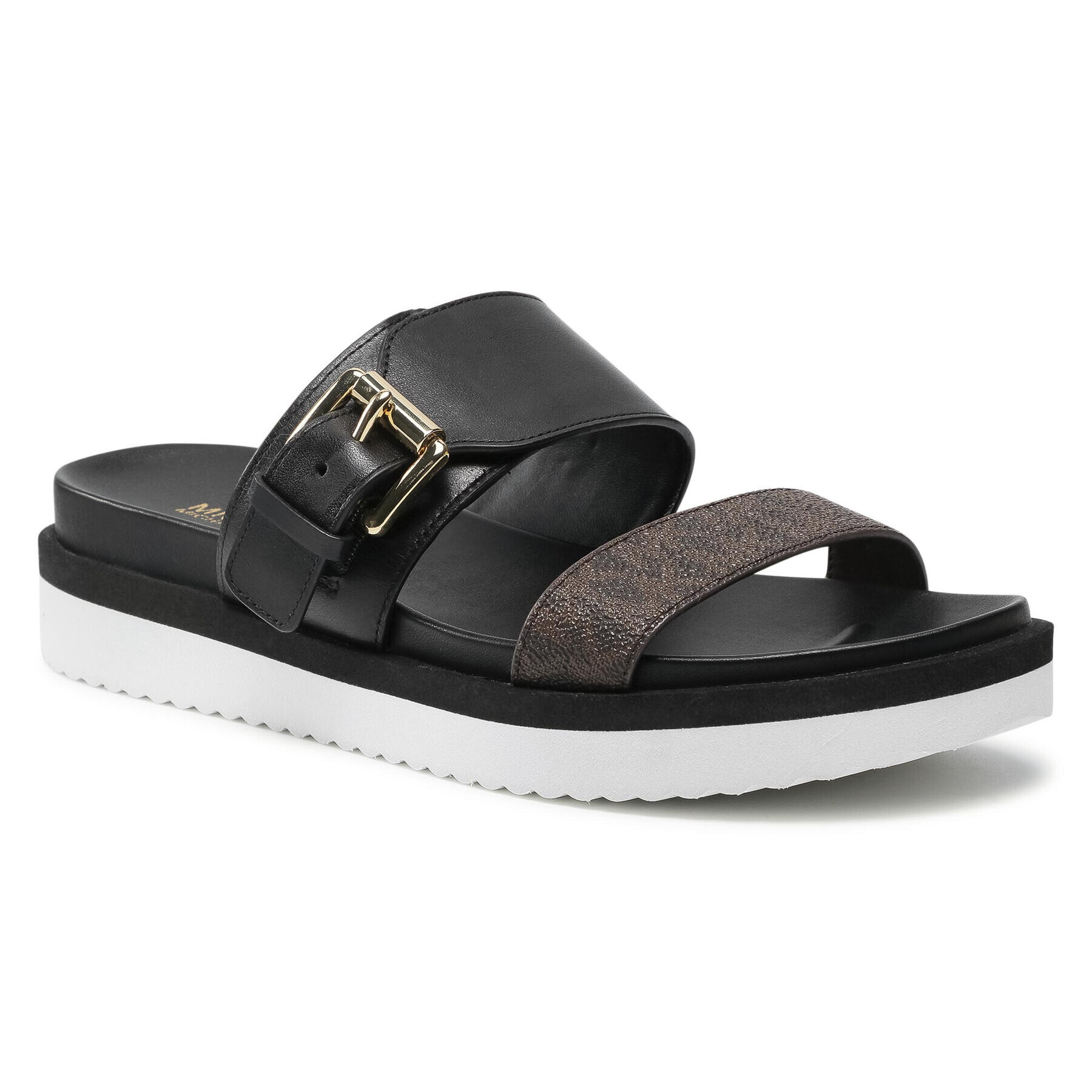 MICHAEL Michael Kors Чехли Bo Slide 40S1BOFA2L Черен - Pepit.bg