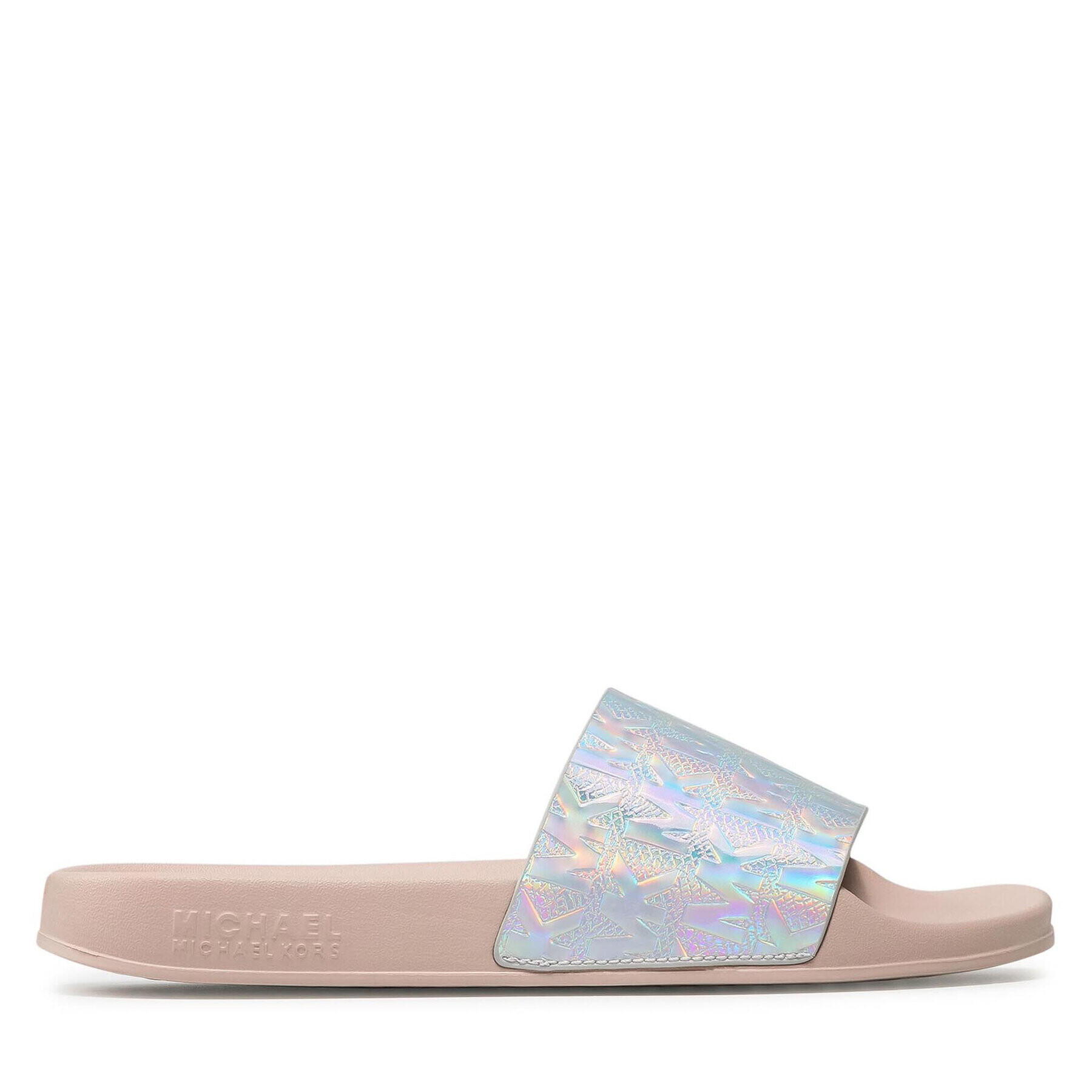 MICHAEL Michael Kors Чехли Gilmore Slide 40S1GMFA1M Сребрист - Pepit.bg