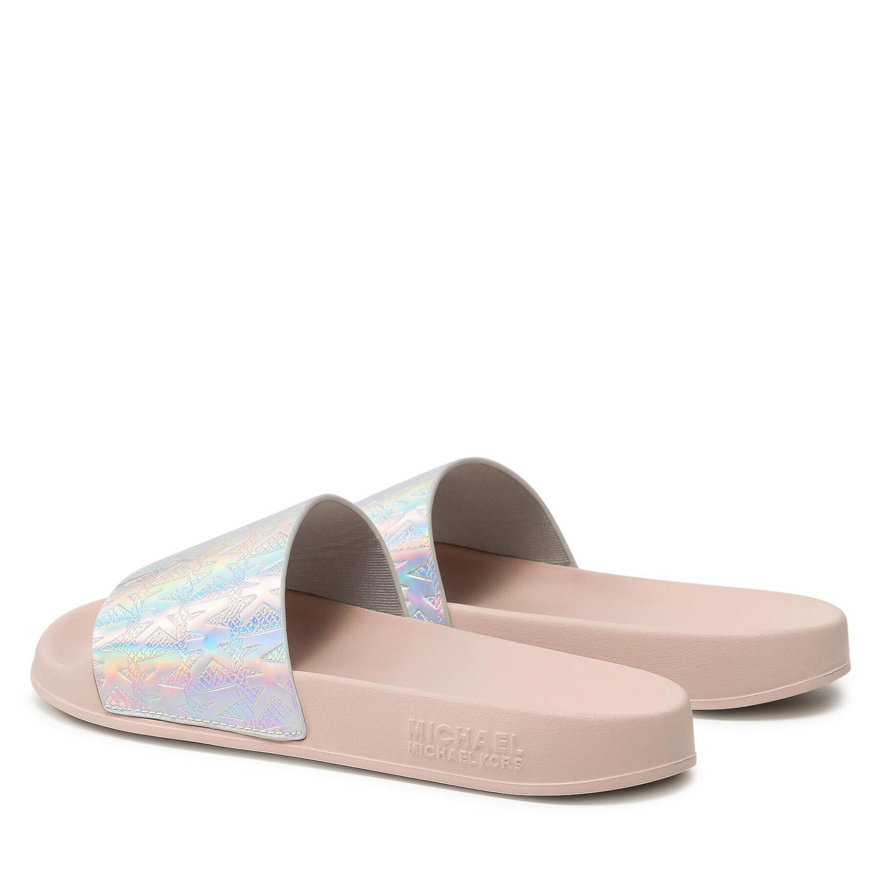 MICHAEL Michael Kors Чехли Gilmore Slide 40S1GMFA1M Сребрист - Pepit.bg