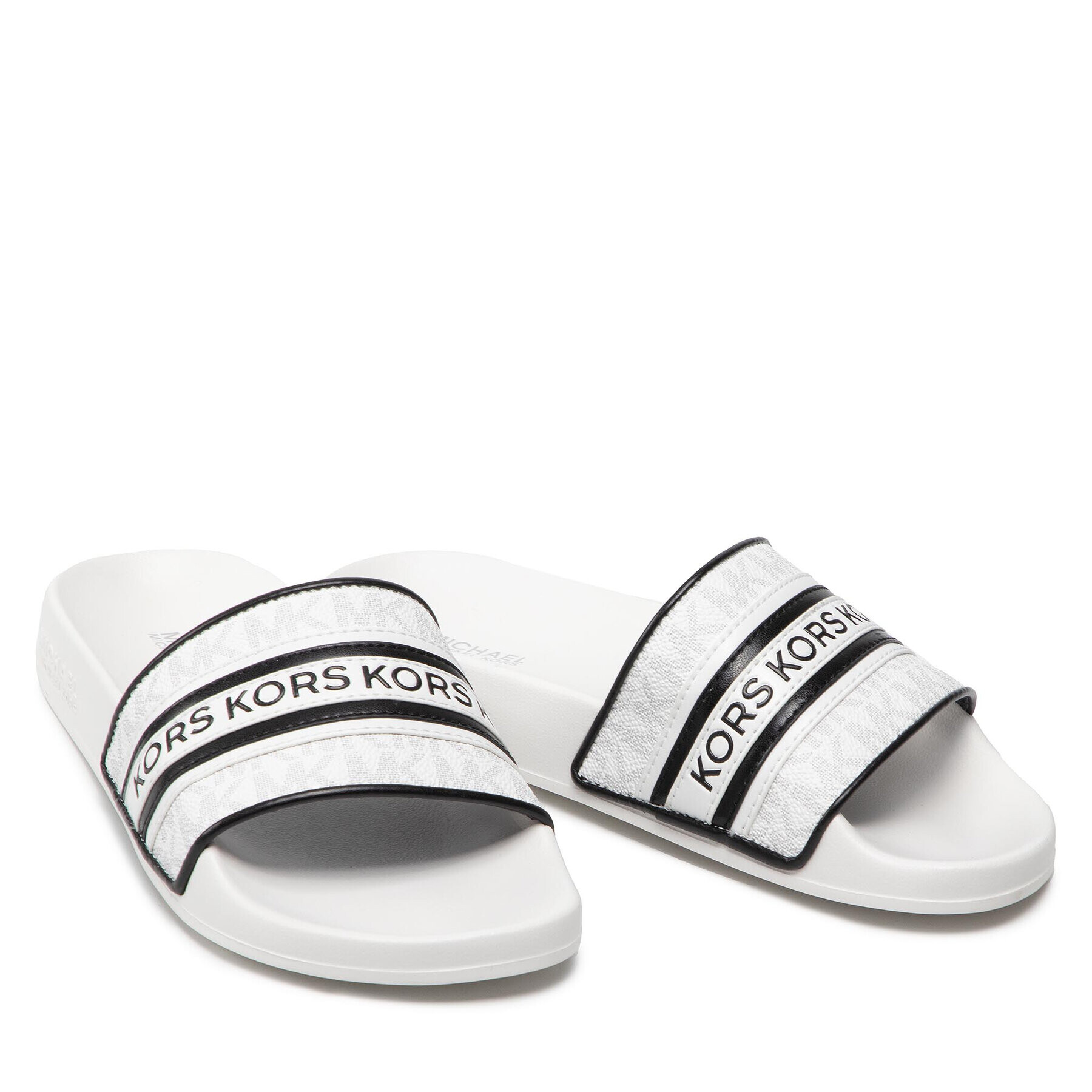 MICHAEL Michael Kors Чехли Gilmore Slide 40S2GMFA1B Бял - Pepit.bg