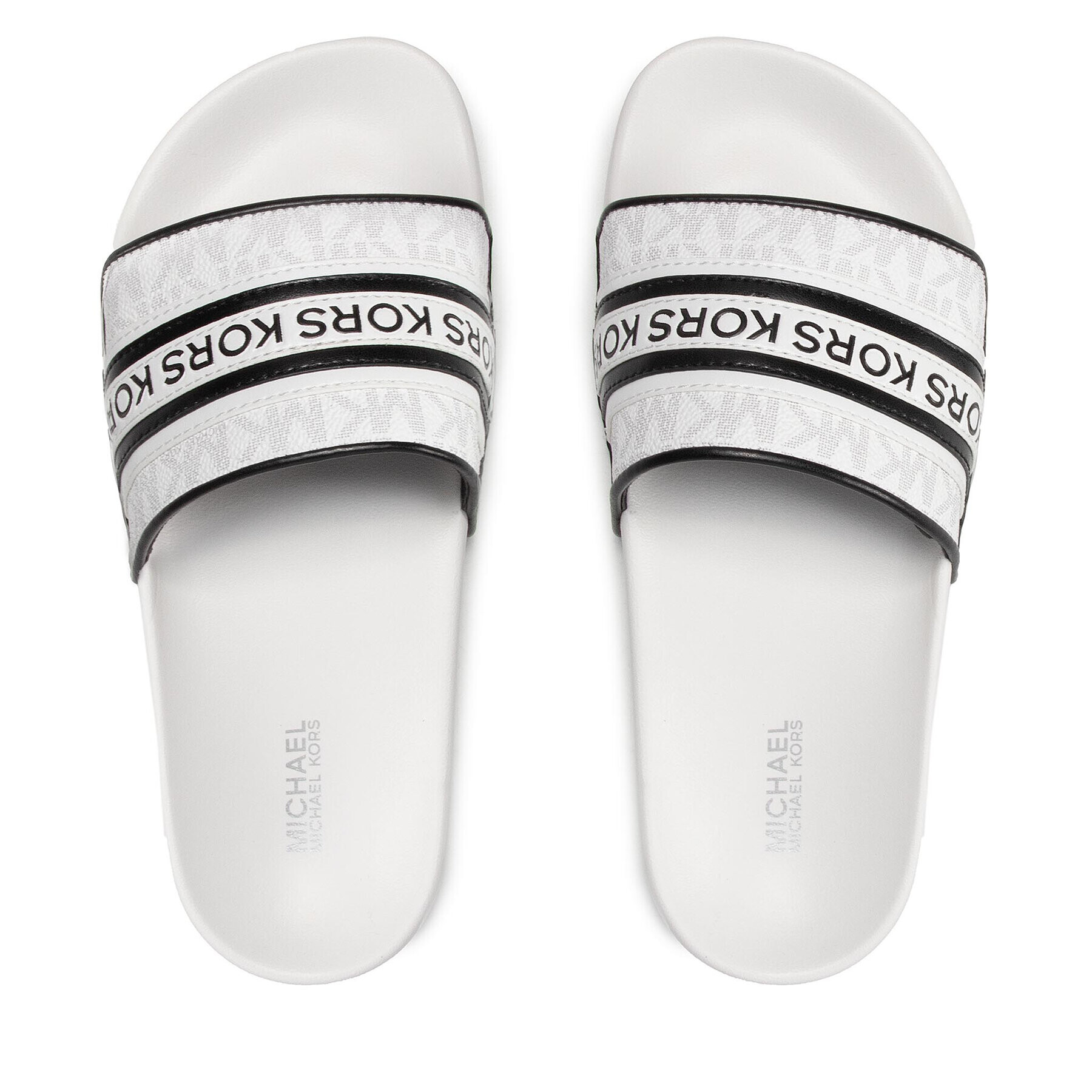 MICHAEL Michael Kors Чехли Gilmore Slide 40S2GMFA1B Бял - Pepit.bg