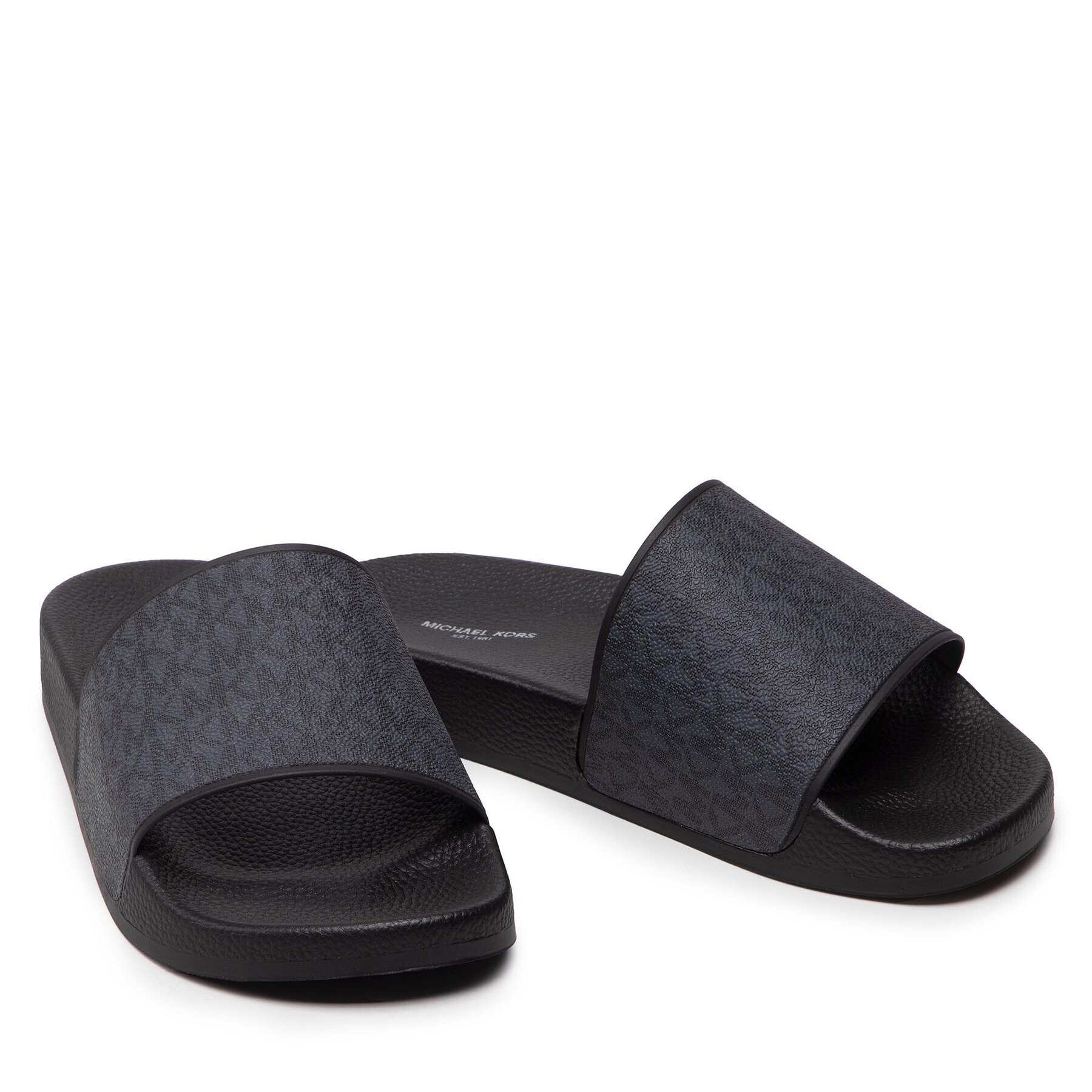 MICHAEL Michael Kors Чехли Jake Slide 42R0JSFA3Q Сив - Pepit.bg