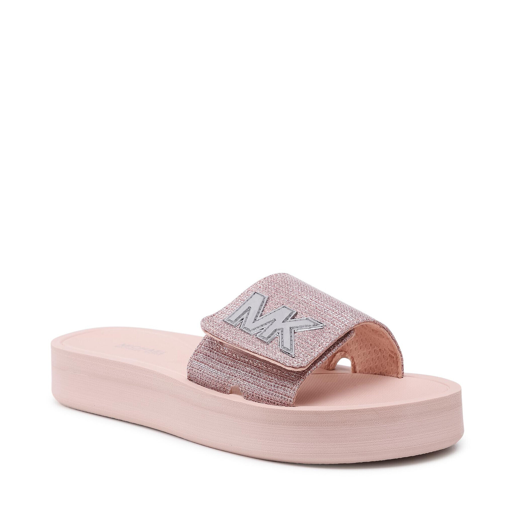 MICHAEL Michael Kors Чехли Mk Platform Slide 40S1MKFA1D Розов - Pepit.bg