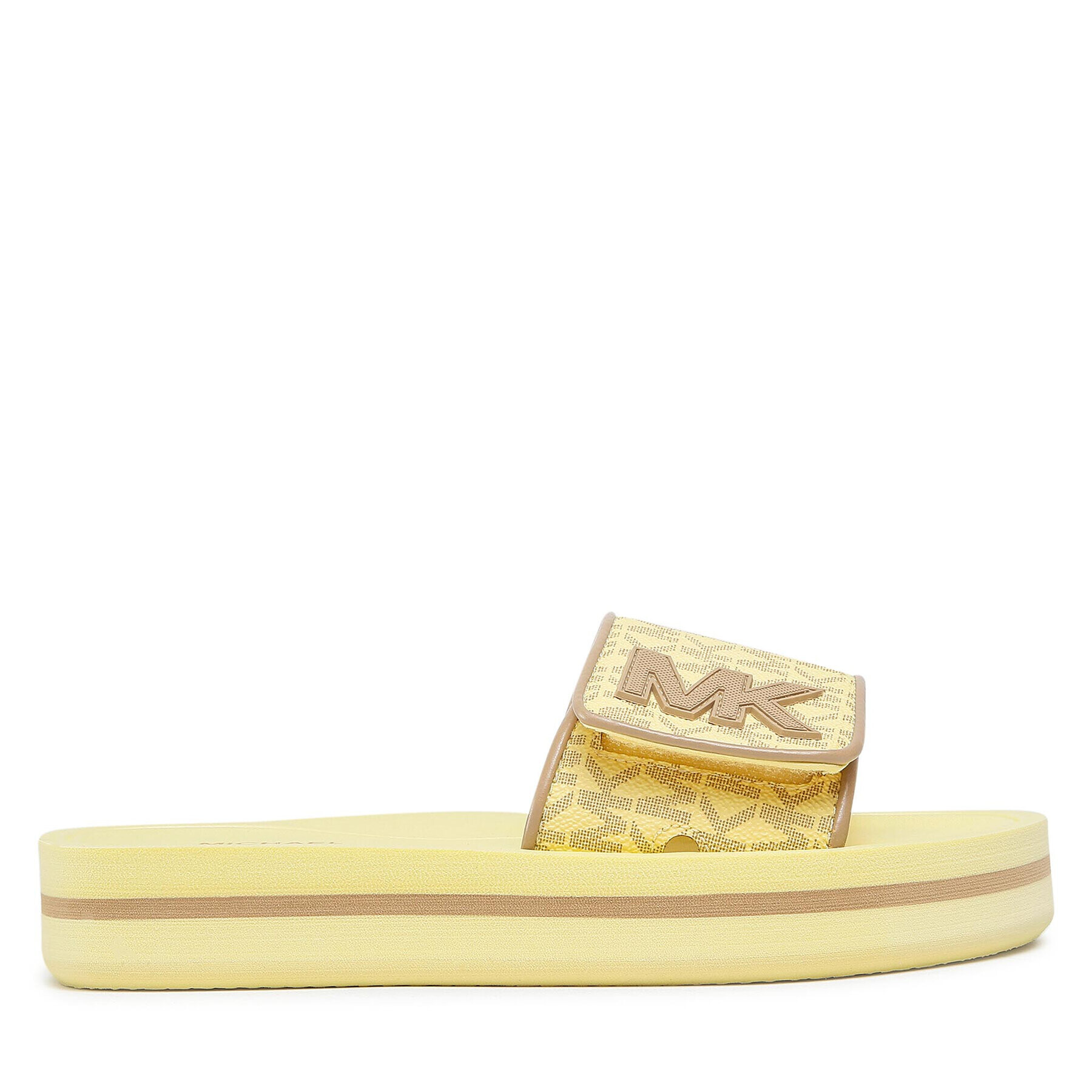 MICHAEL Michael Kors Чехли Mk Platform Slide 40S1MKFA2B Жълт - Pepit.bg