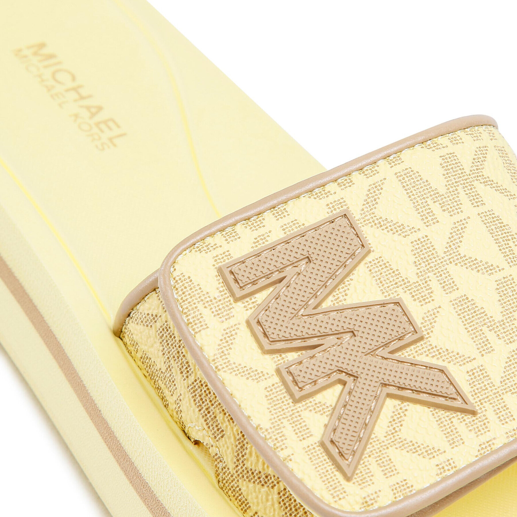 MICHAEL Michael Kors Чехли Mk Platform Slide 40S1MKFA2B Жълт - Pepit.bg