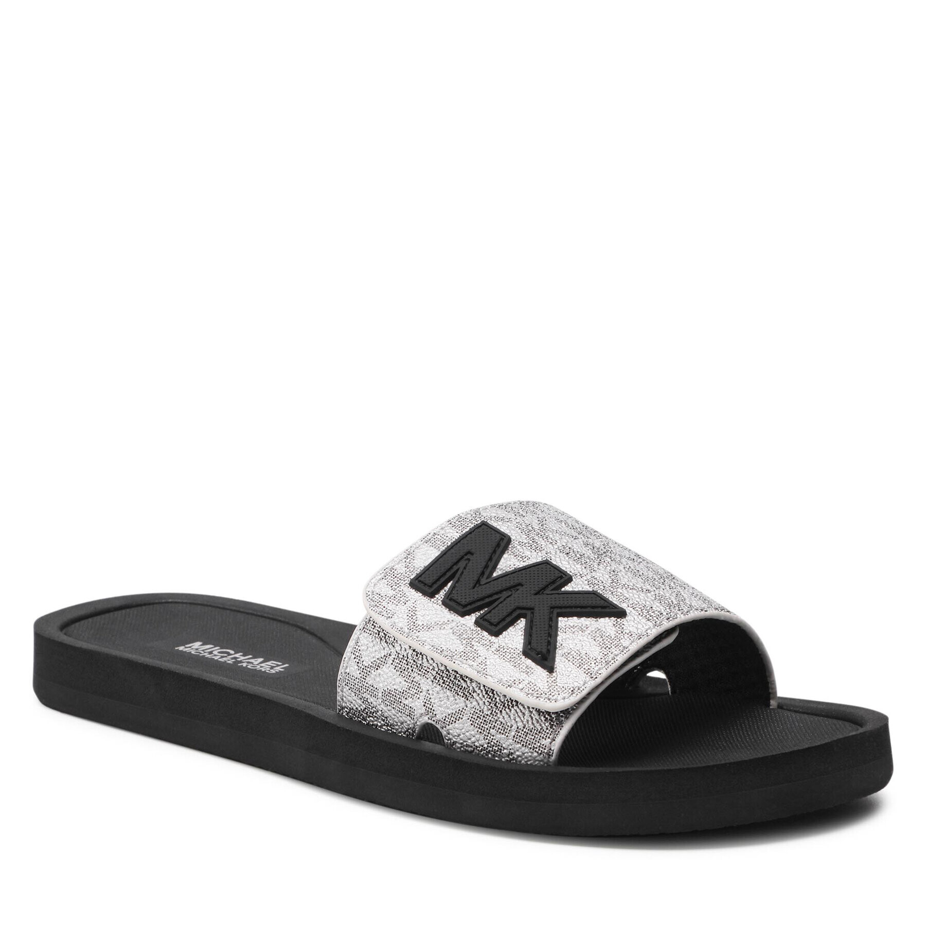 MICHAEL Michael Kors Чехли Mk Slide 40R2MKFA5B Сребрист - Pepit.bg