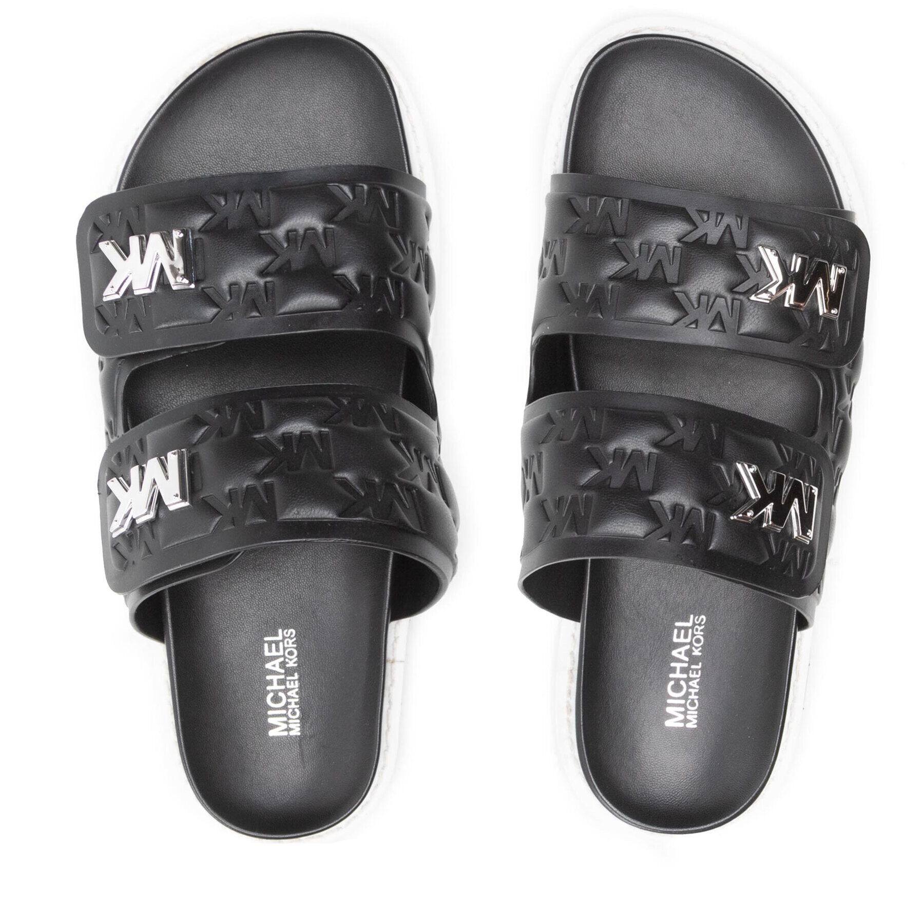 MICHAEL Michael Kors Чехли Stark Slide 40S2SRFA1L Черен - Pepit.bg