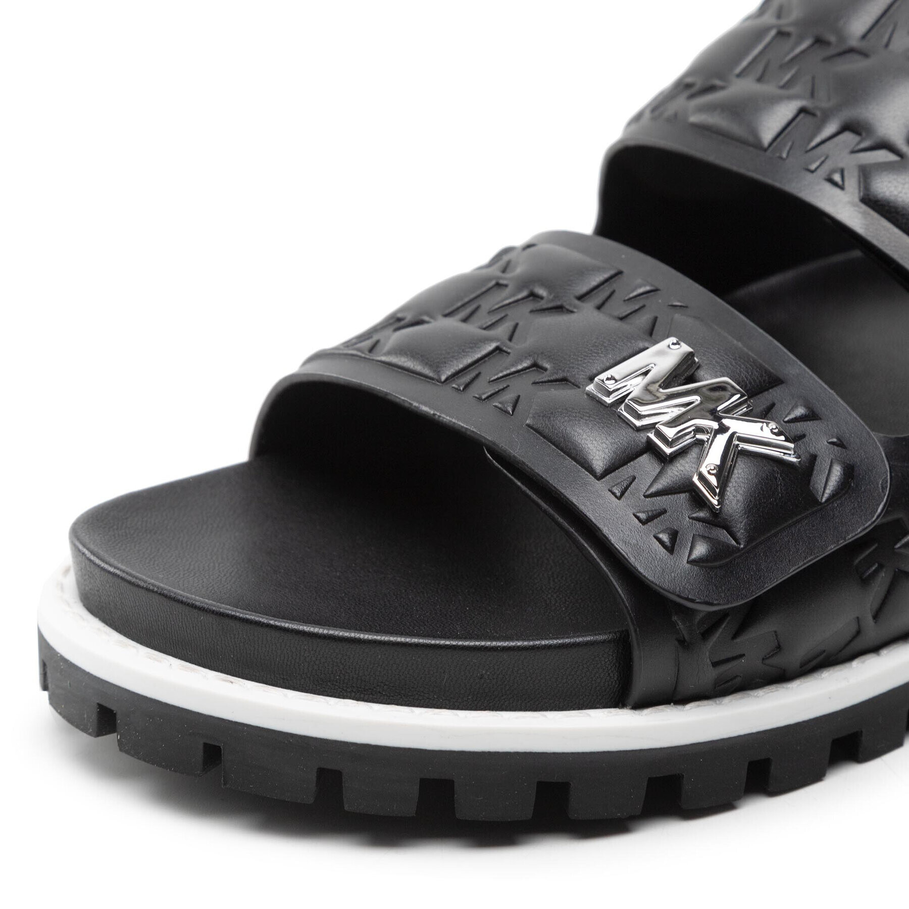 MICHAEL Michael Kors Чехли Stark Slide 40S2SRFA1L Черен - Pepit.bg