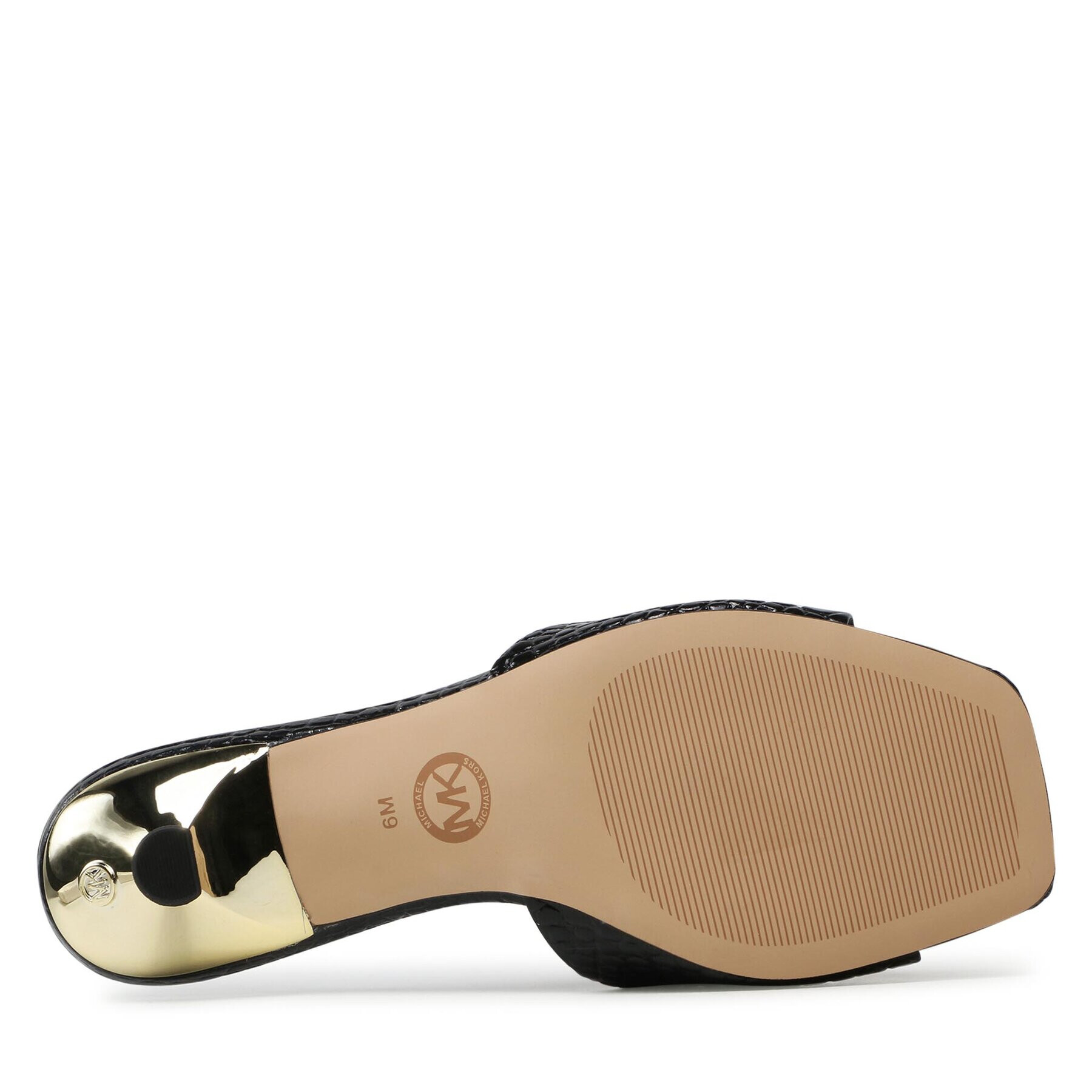 MICHAEL Michael Kors Чехли Amal Kitten Sandal 40S3AMMA1E Черен - Pepit.bg