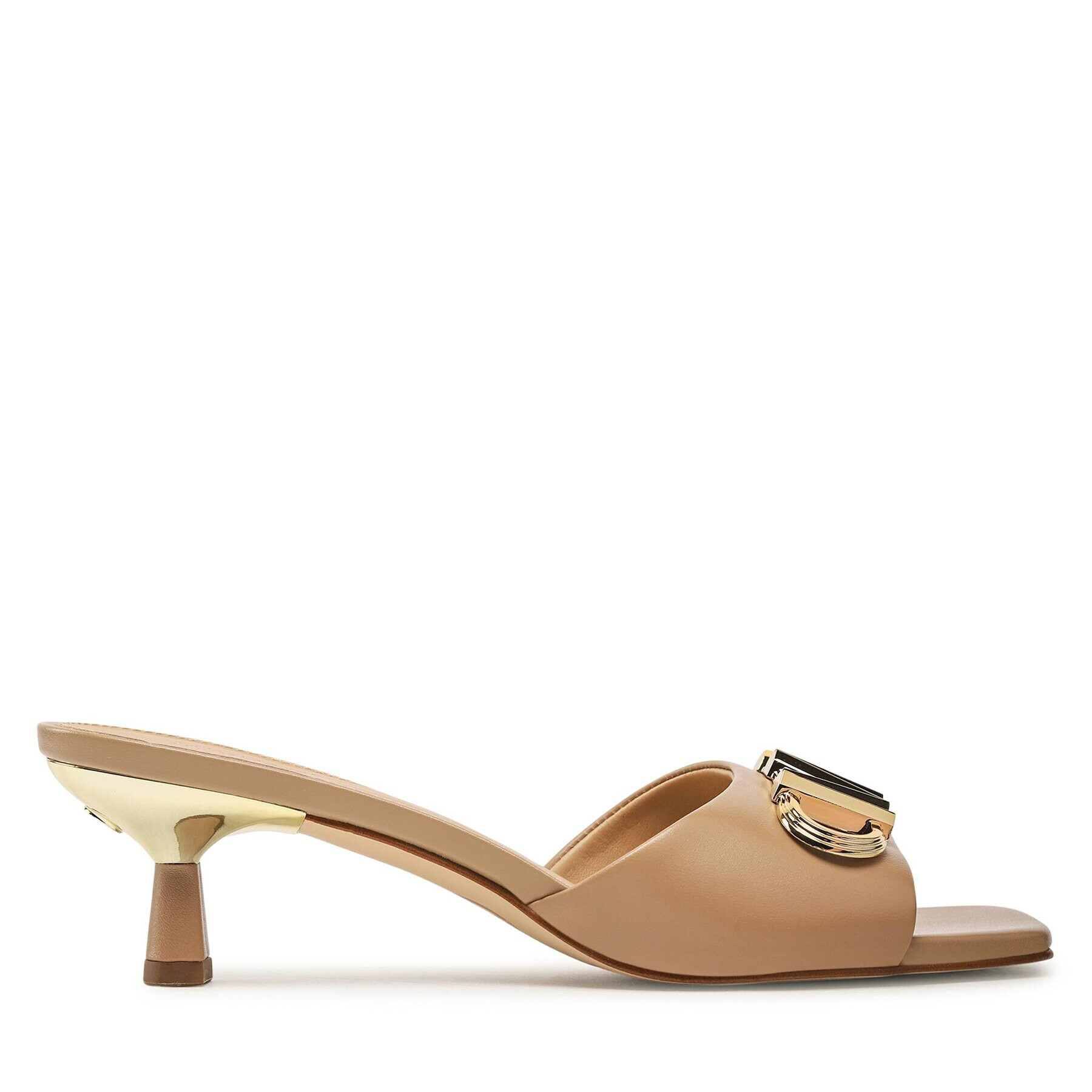 MICHAEL Michael Kors Чехли Amal Kitten Sandal 40S3AMMA1L Бежов - Pepit.bg