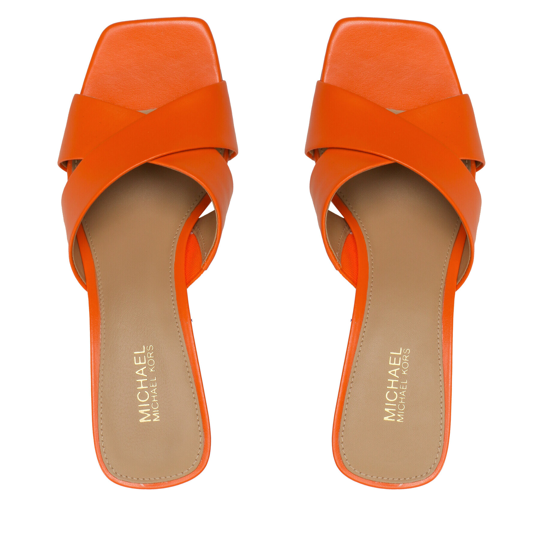 MICHAEL Michael Kors Чехли Clara Mule 40S3CLMS1L Оранжев - Pepit.bg