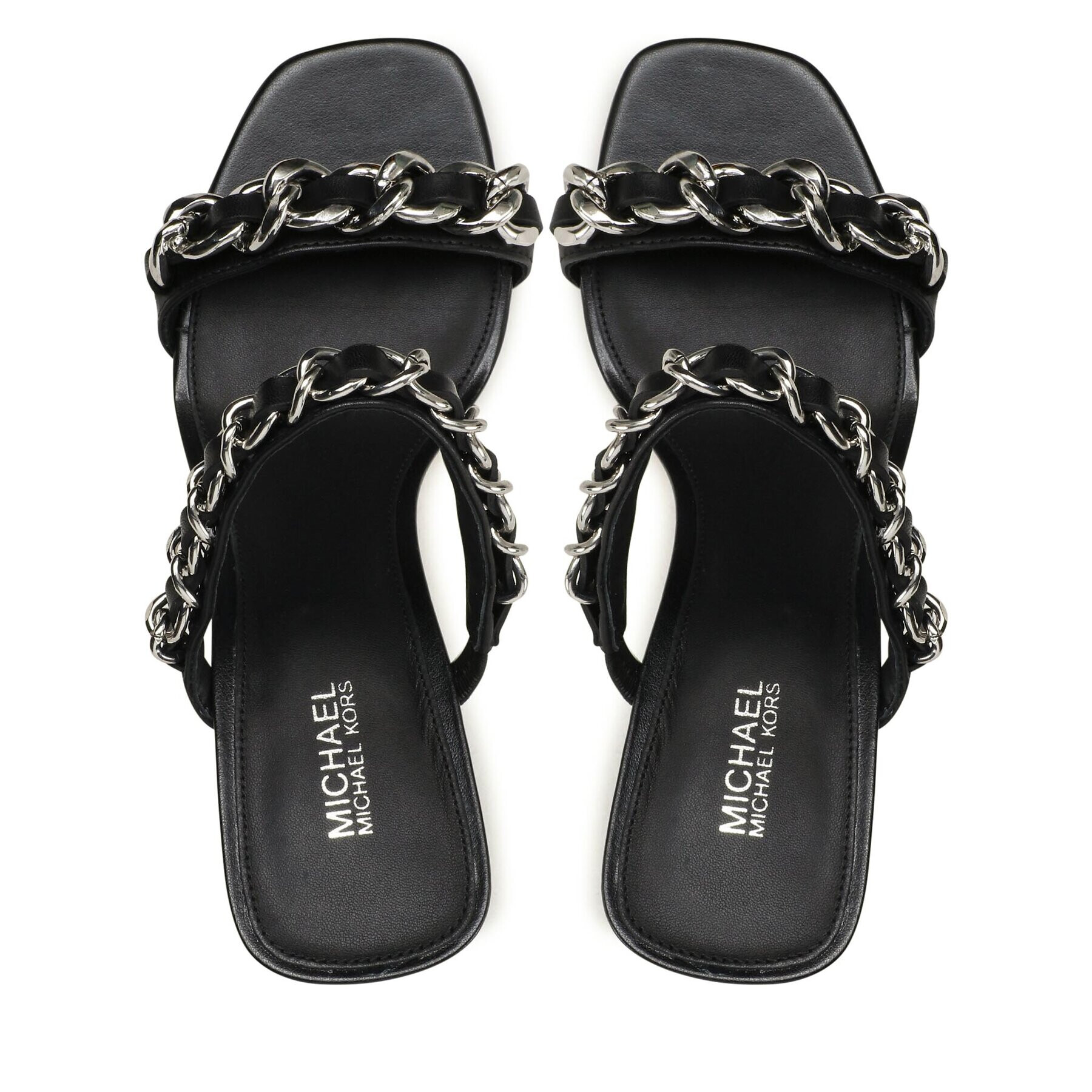 MICHAEL Michael Kors Чехли Clara Sandal 40S3CLHS1L Черен - Pepit.bg