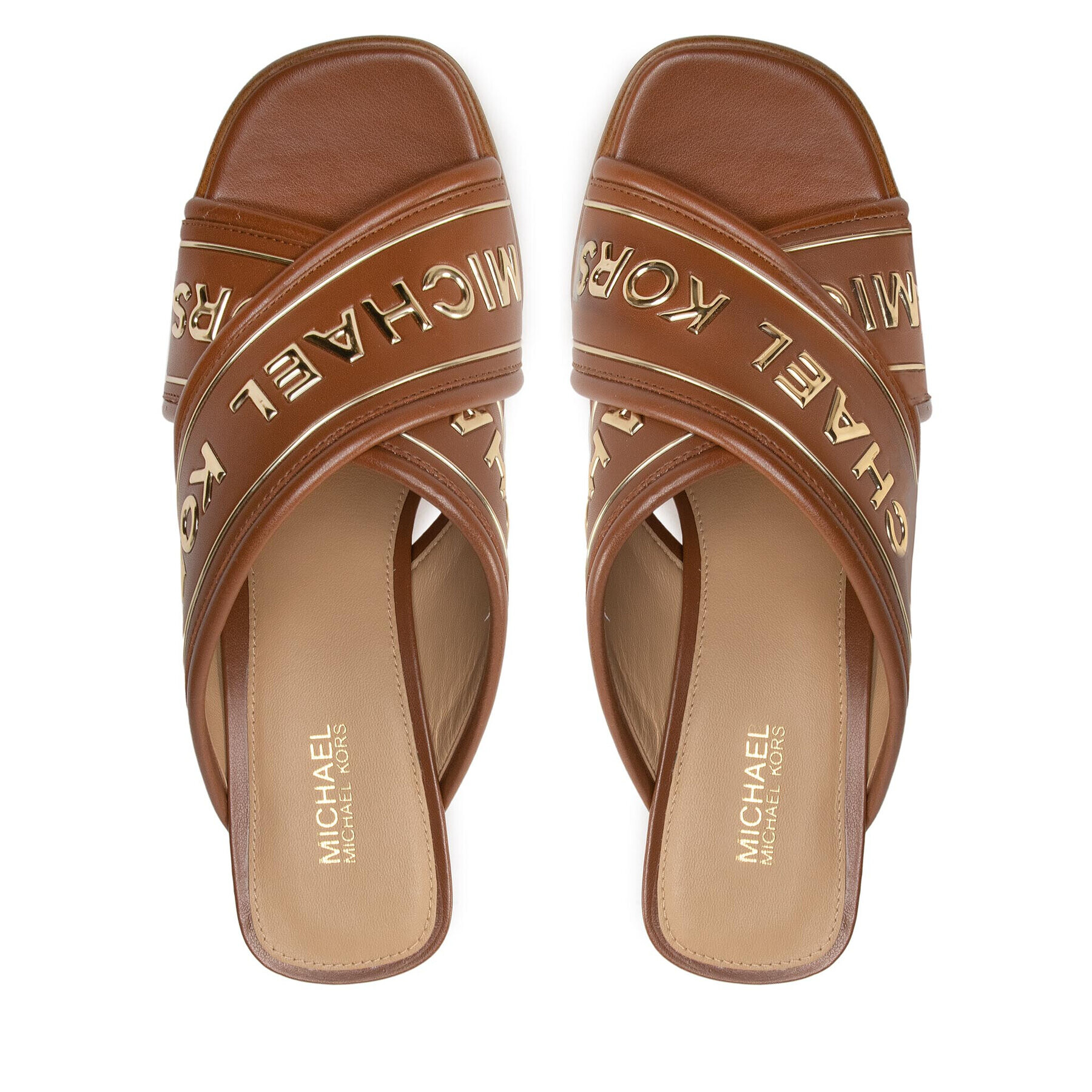 MICHAEL Michael Kors Чехли Gideon Mule 40T2GDMS1L Кафяв - Pepit.bg